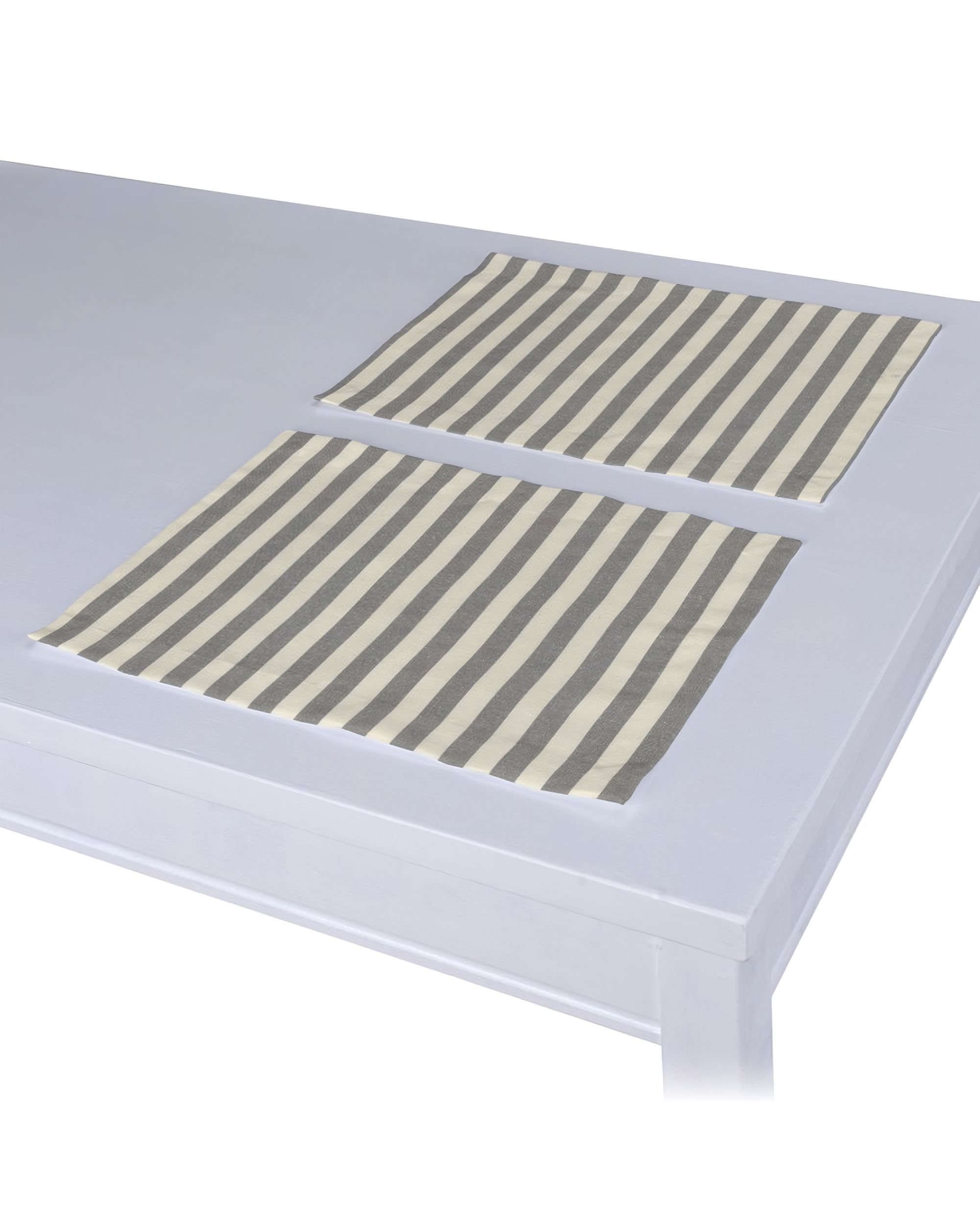 Tischset 2 Stck. Farbe grau Stoff gemustert