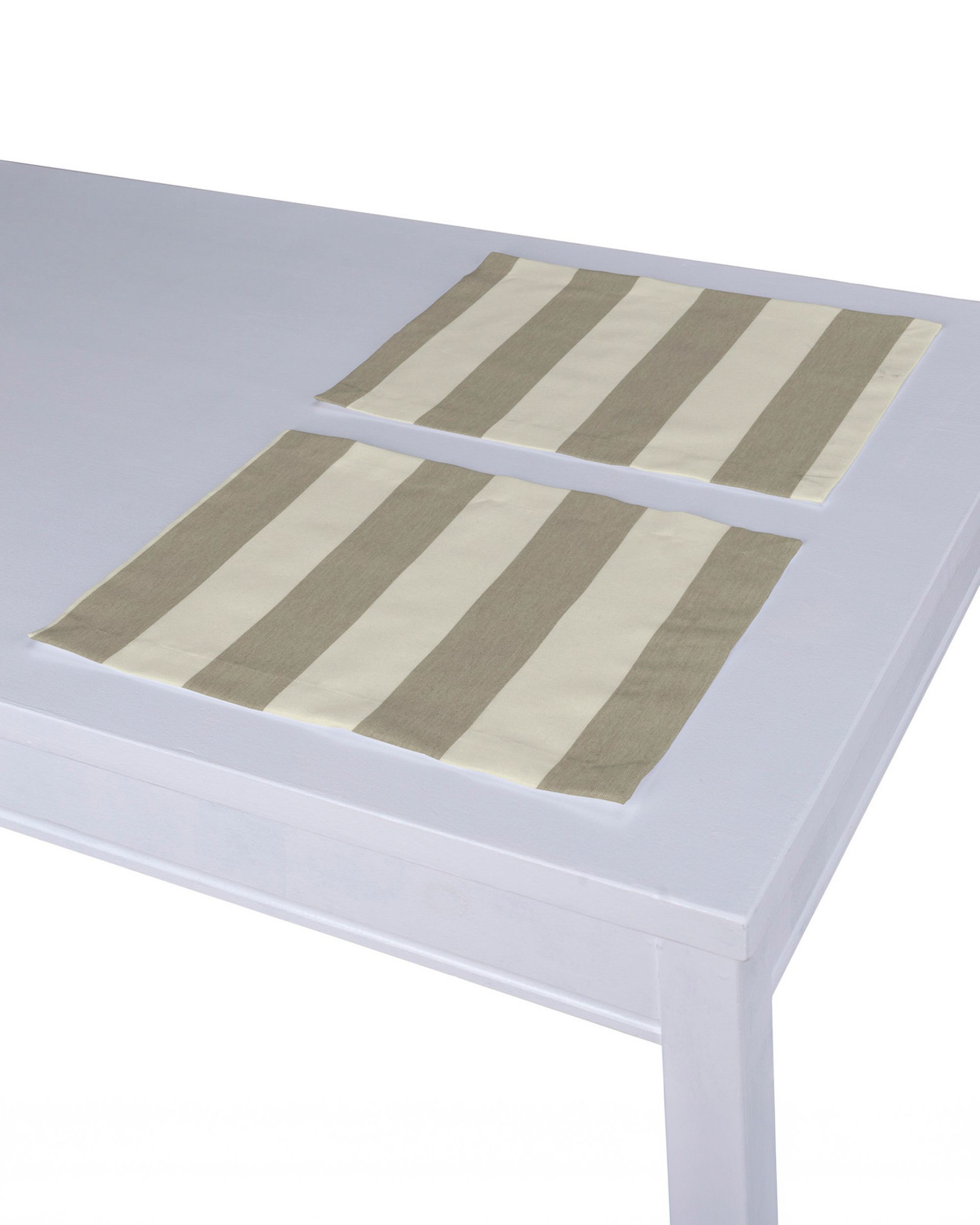 Tischset 2 Stck. Farbe beige Stoff gemustert