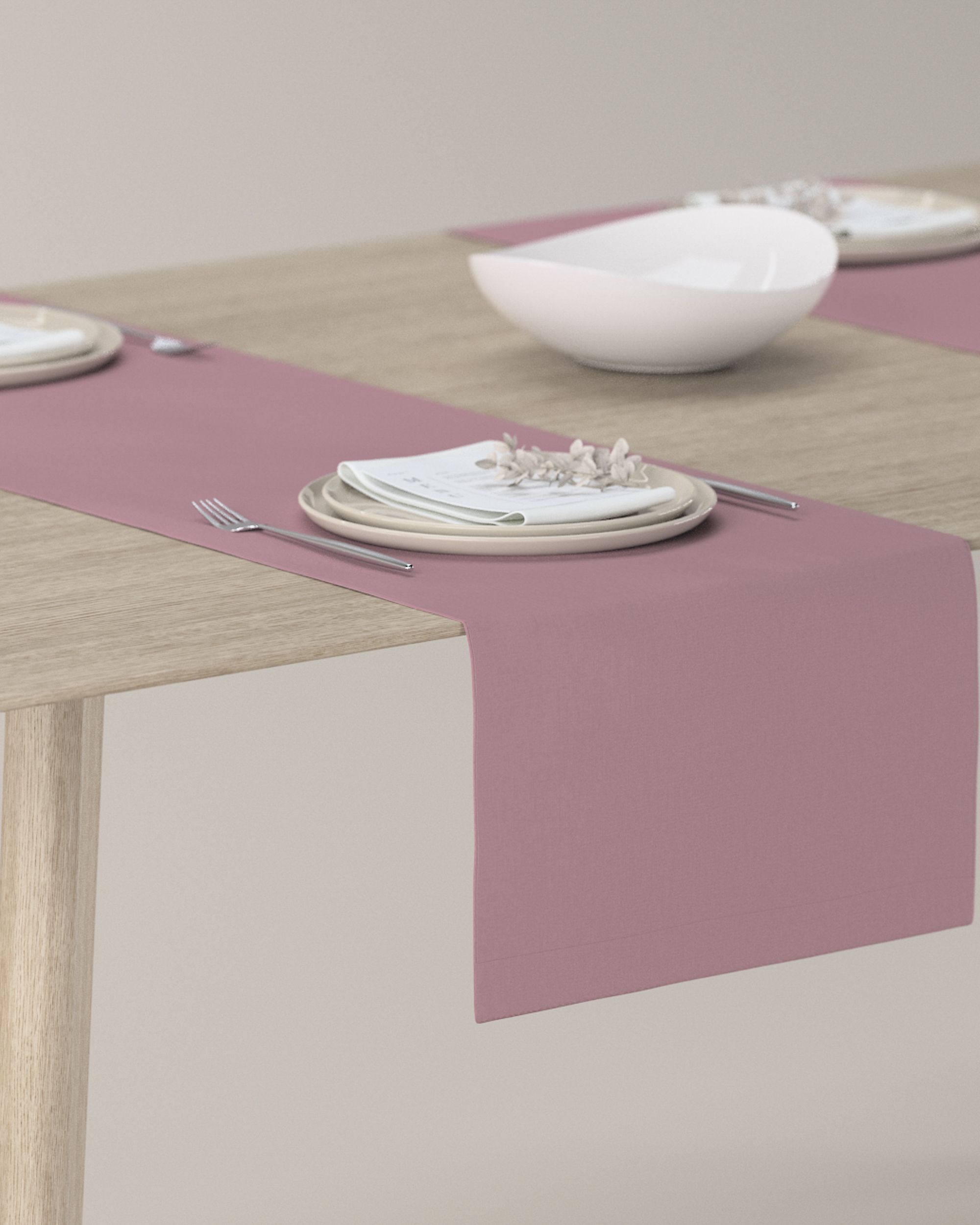 Tischläufer Farbe rosa