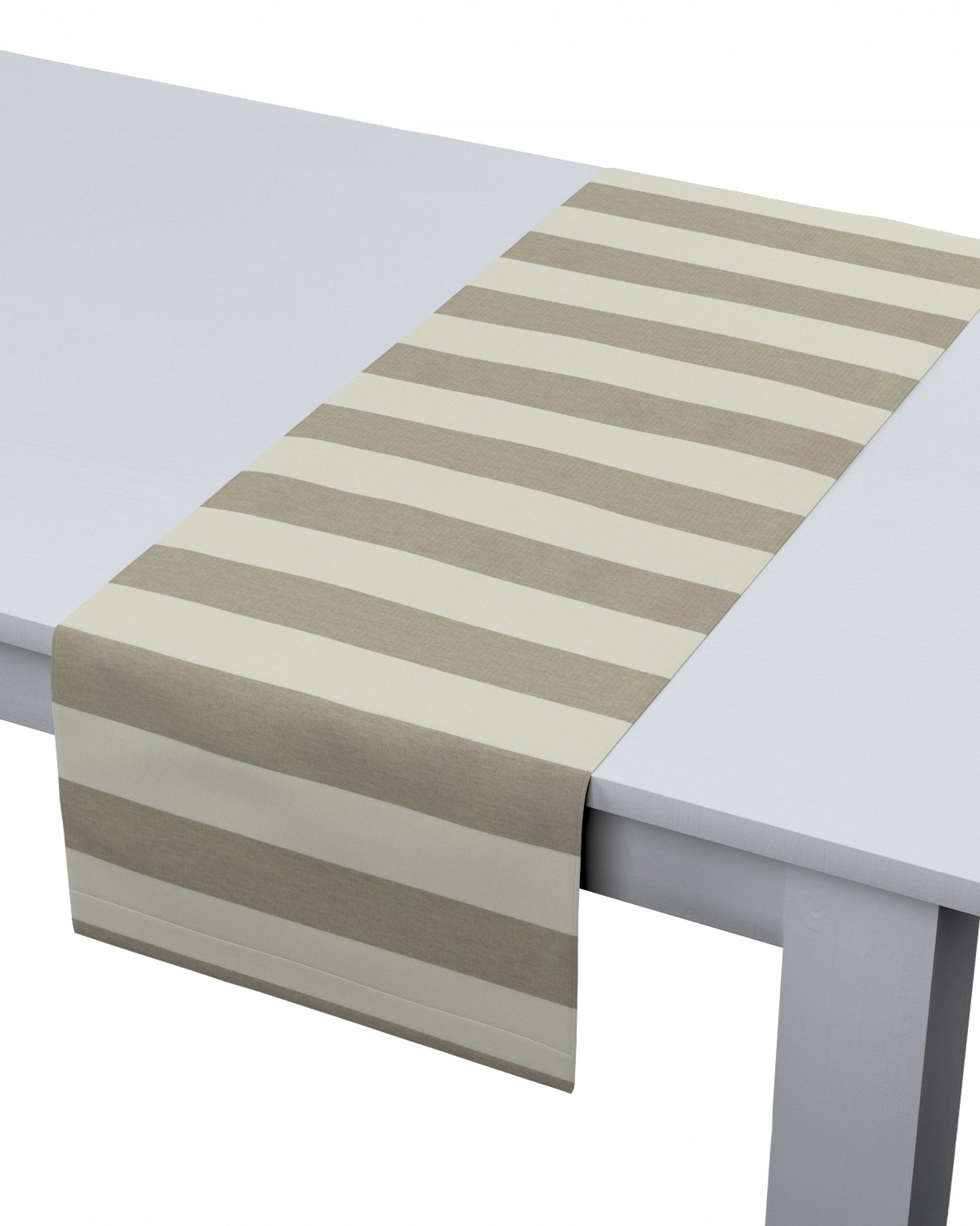 Tischläufer Farbe beige Stoff gemustert