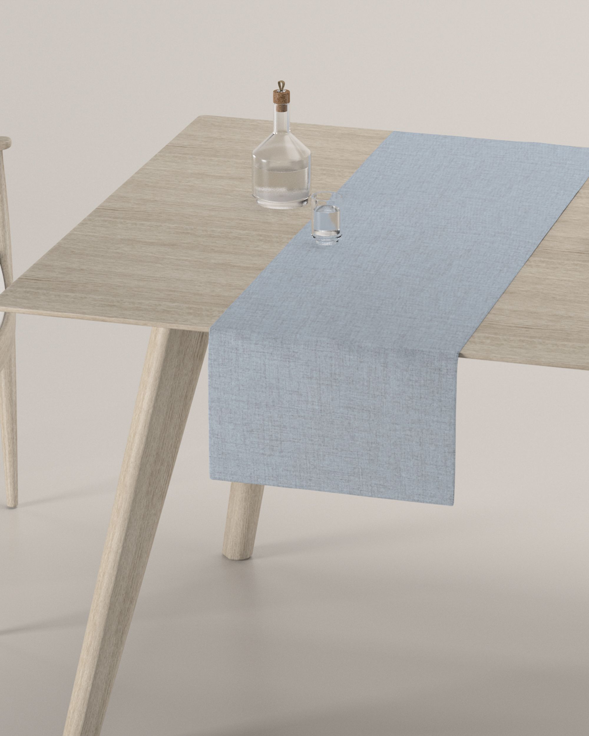 Tischläufer Farbe blau Stoff strukturiert, verdunkelnd (hover)