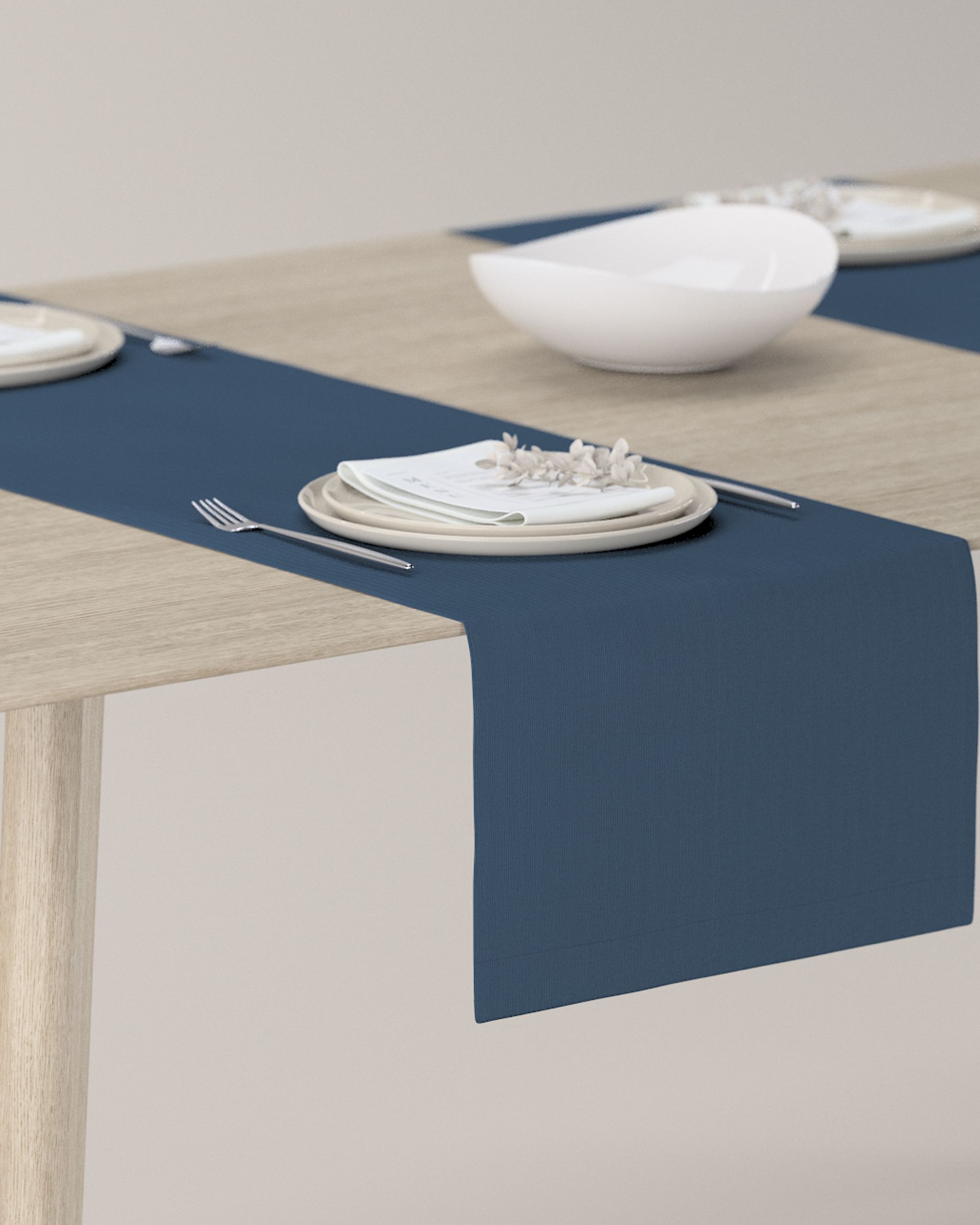Tischläufer Farbe dunkelblau