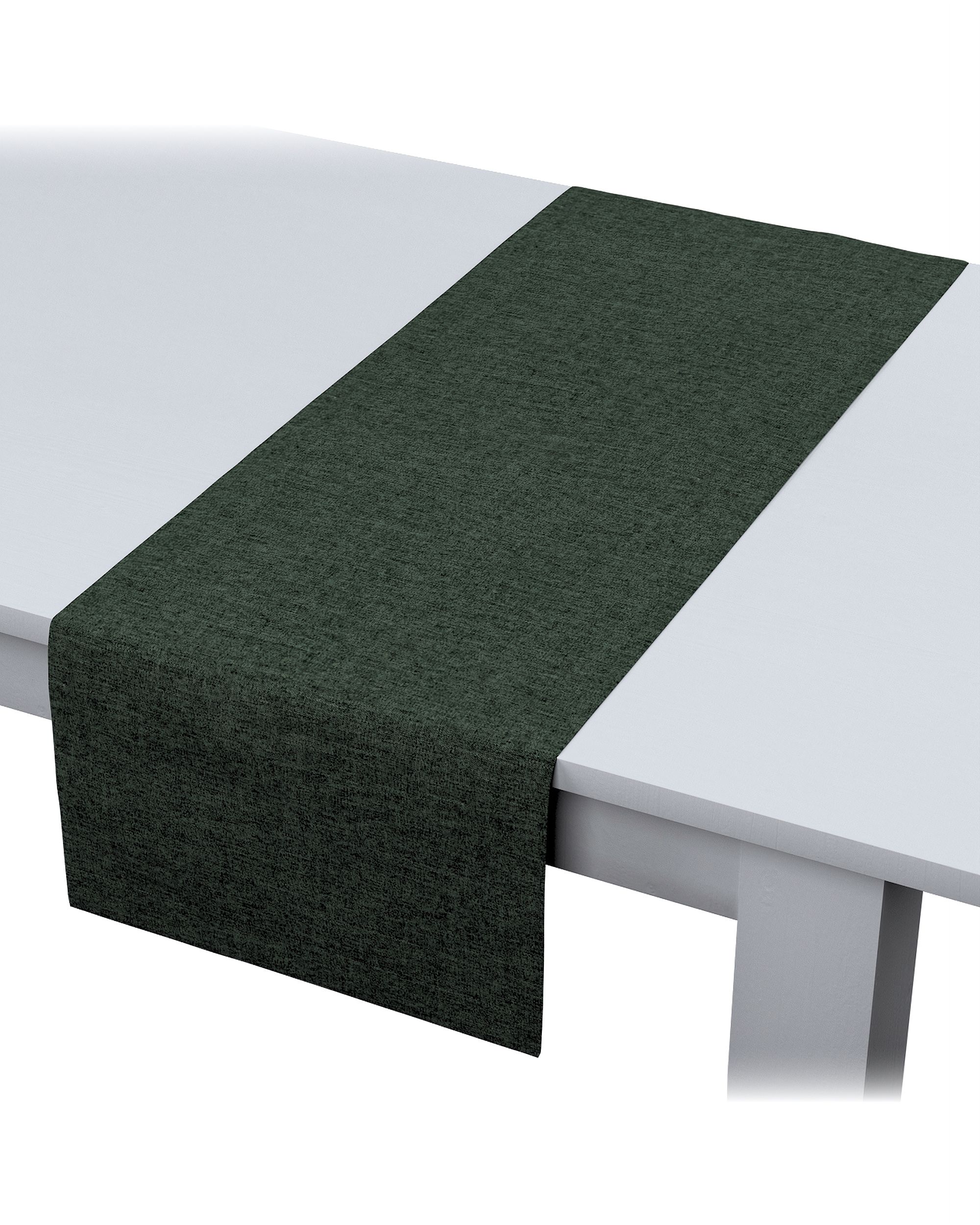 Tischläufer Farbe grün Stoff strukturiert (hover)