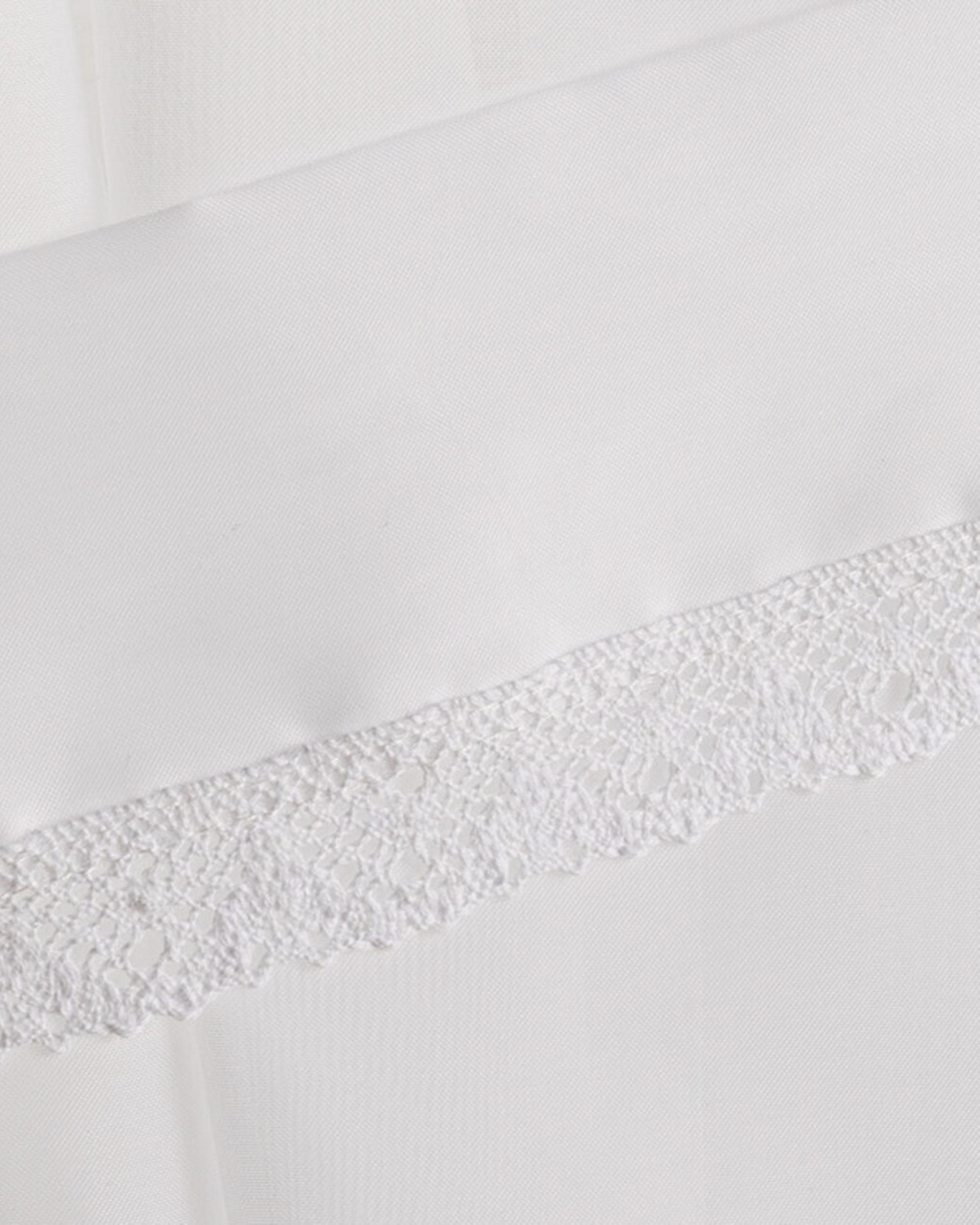Gardinen Lily 2 Stck. aus Voile ecru mit Baumwollspitze Farbe weiß Stoff halbtransparent, glänzend (hover)