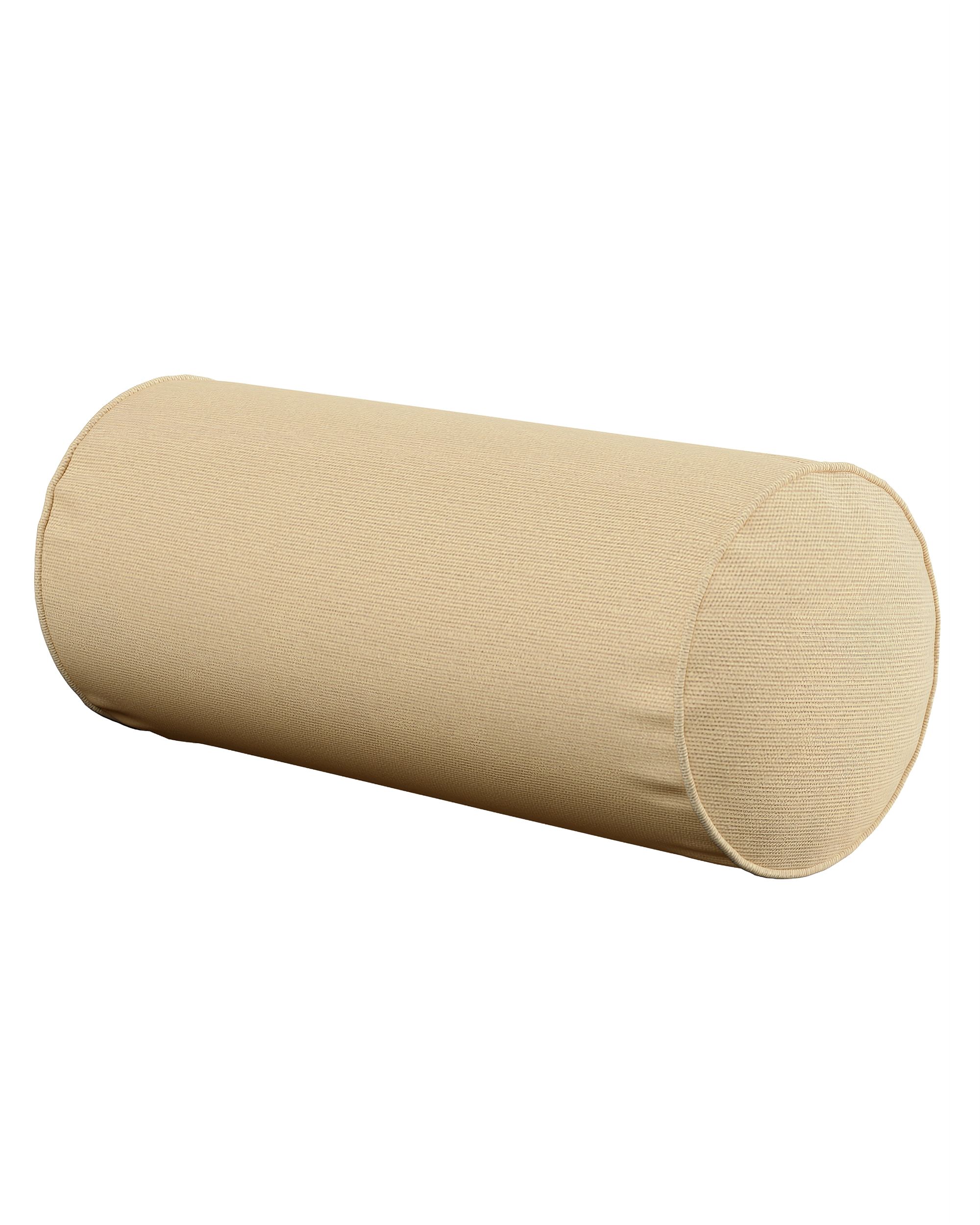 Einfache Nackenrolle Farbe beige