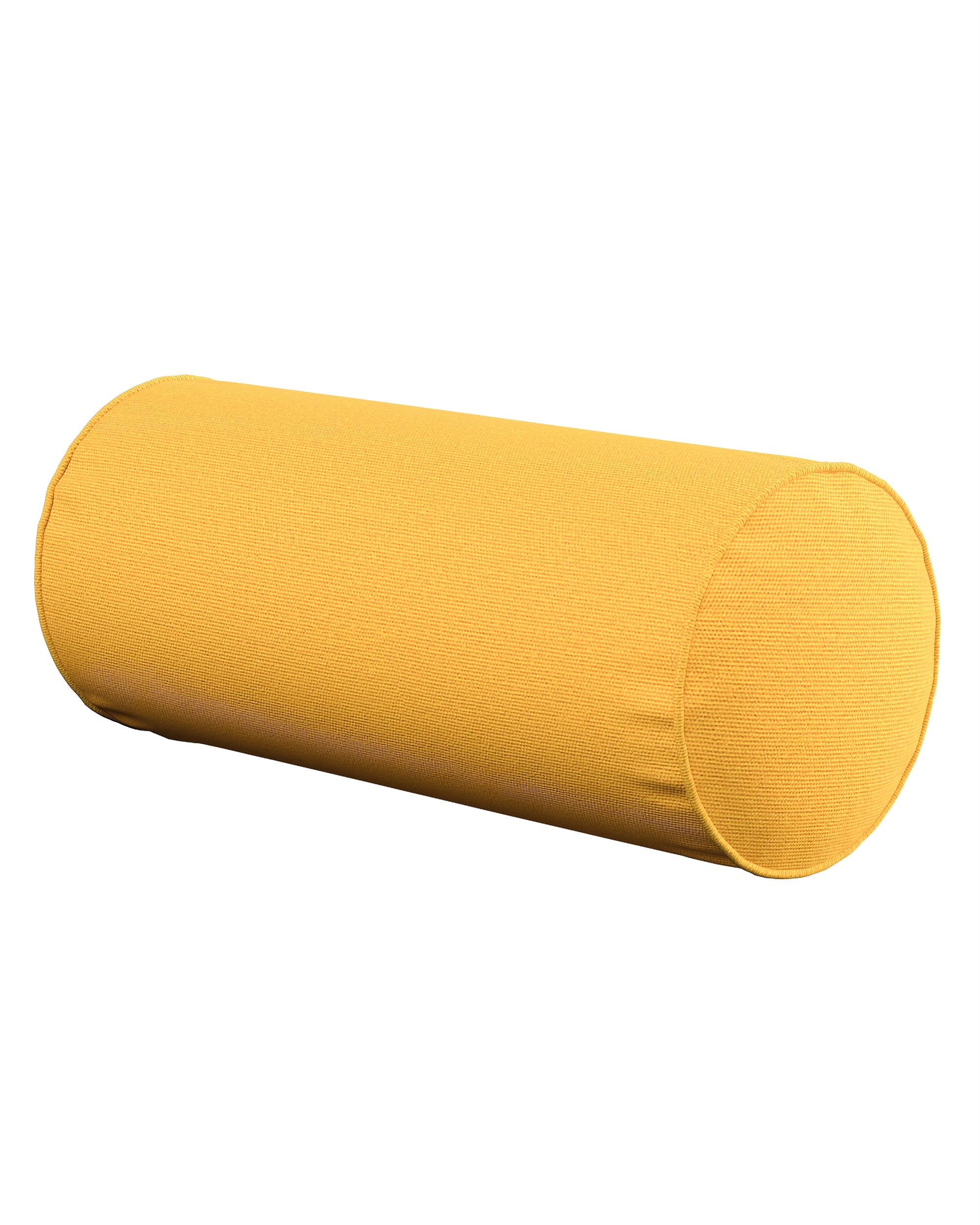 Einfache Nackenrolle Farbe gelb
