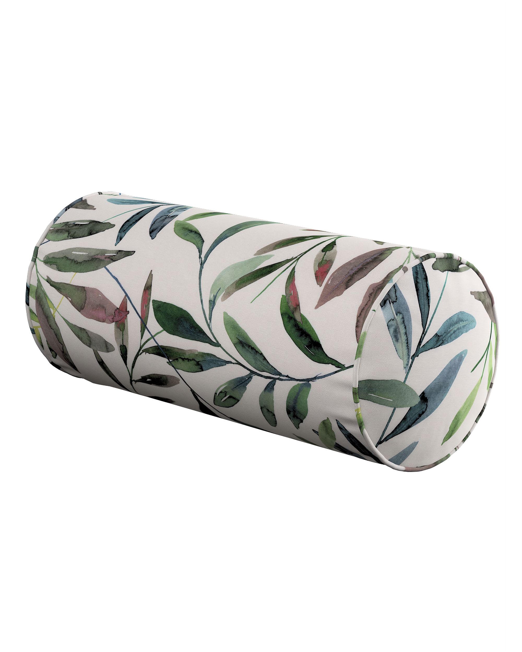 Einfache Nackenrolle Farbe bunt Stoff gemustert