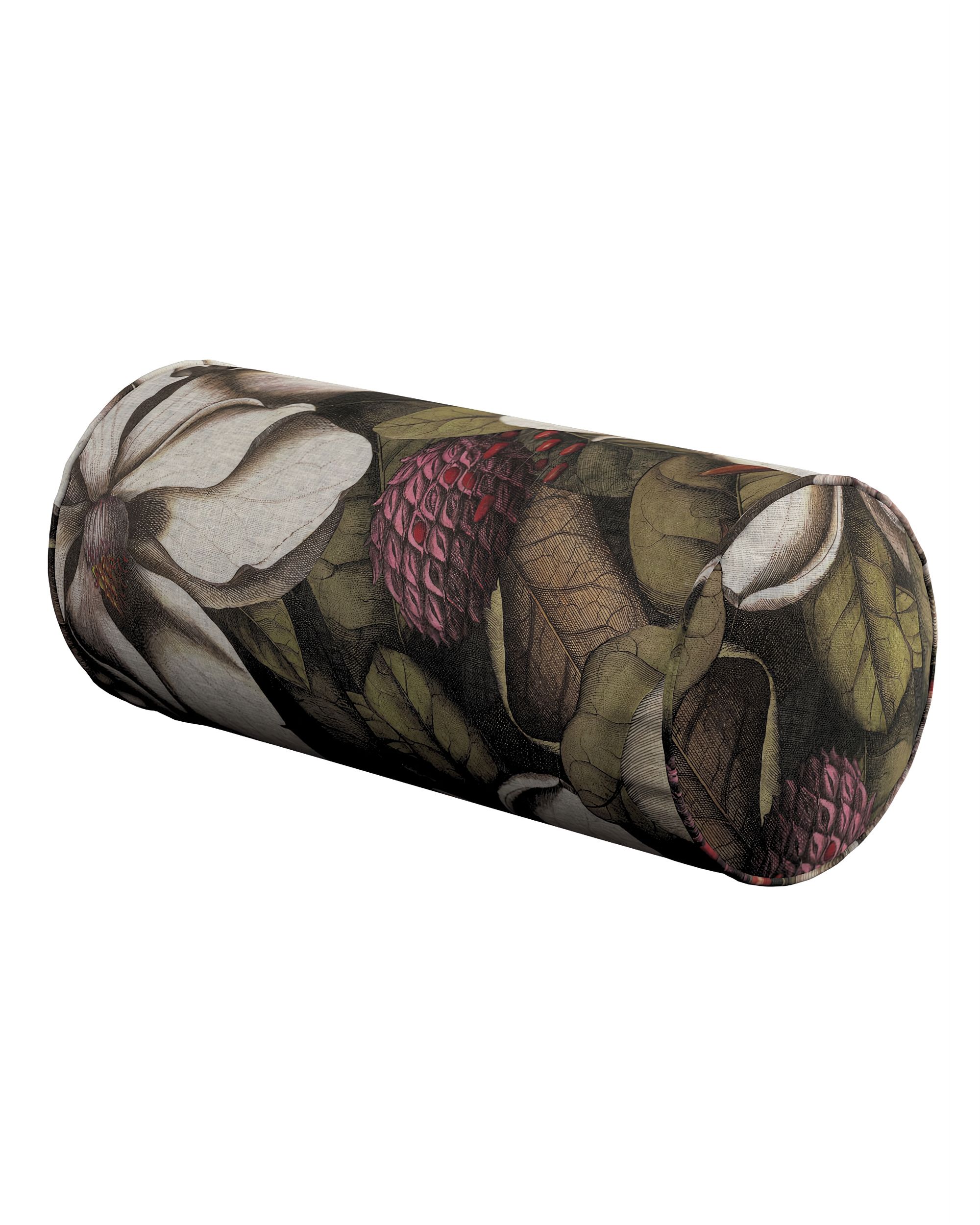 Einfache Nackenrolle Farbe bunt Stoff gemustert