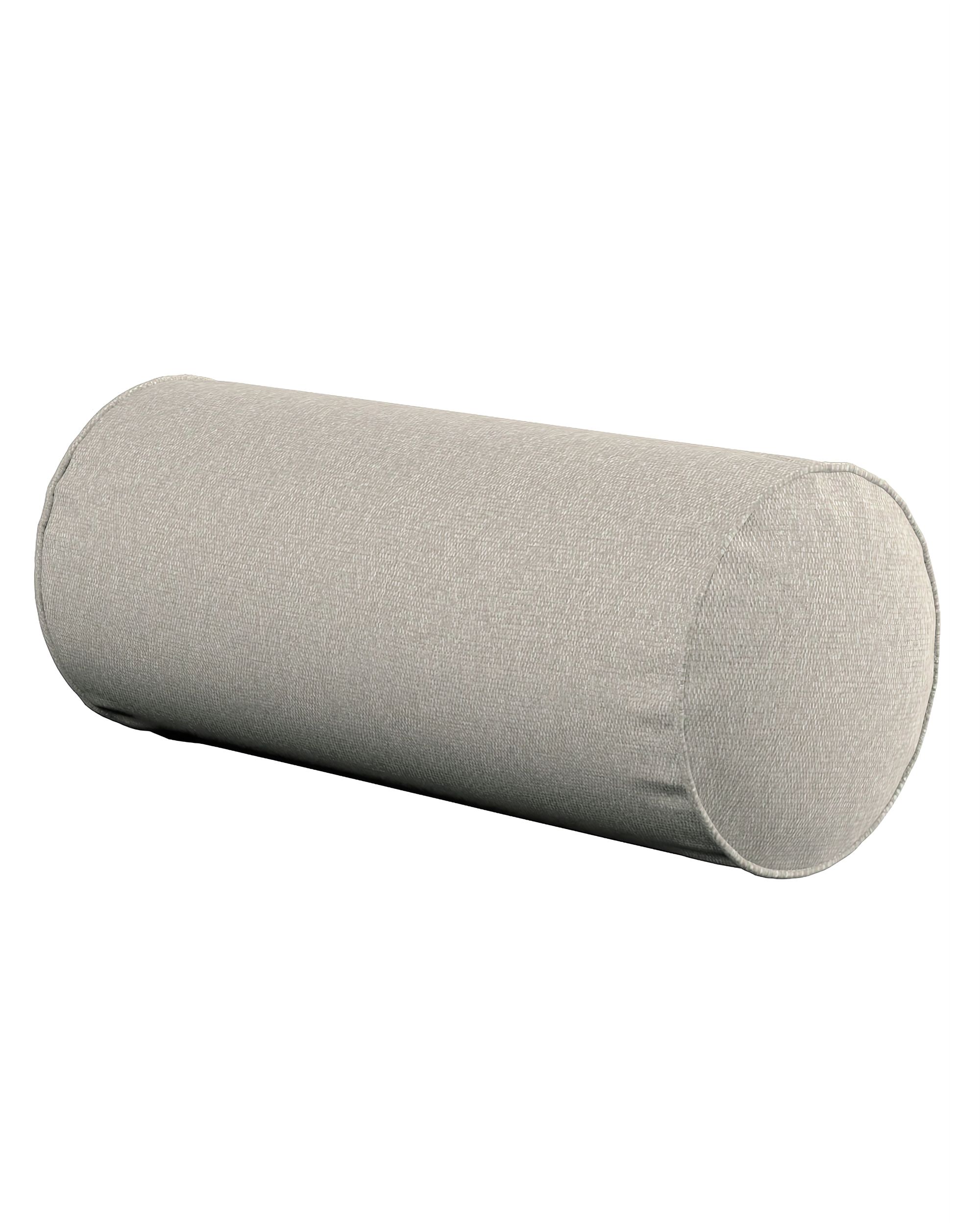 Einfache Nackenrolle Farbe beige Stoff strukturiert