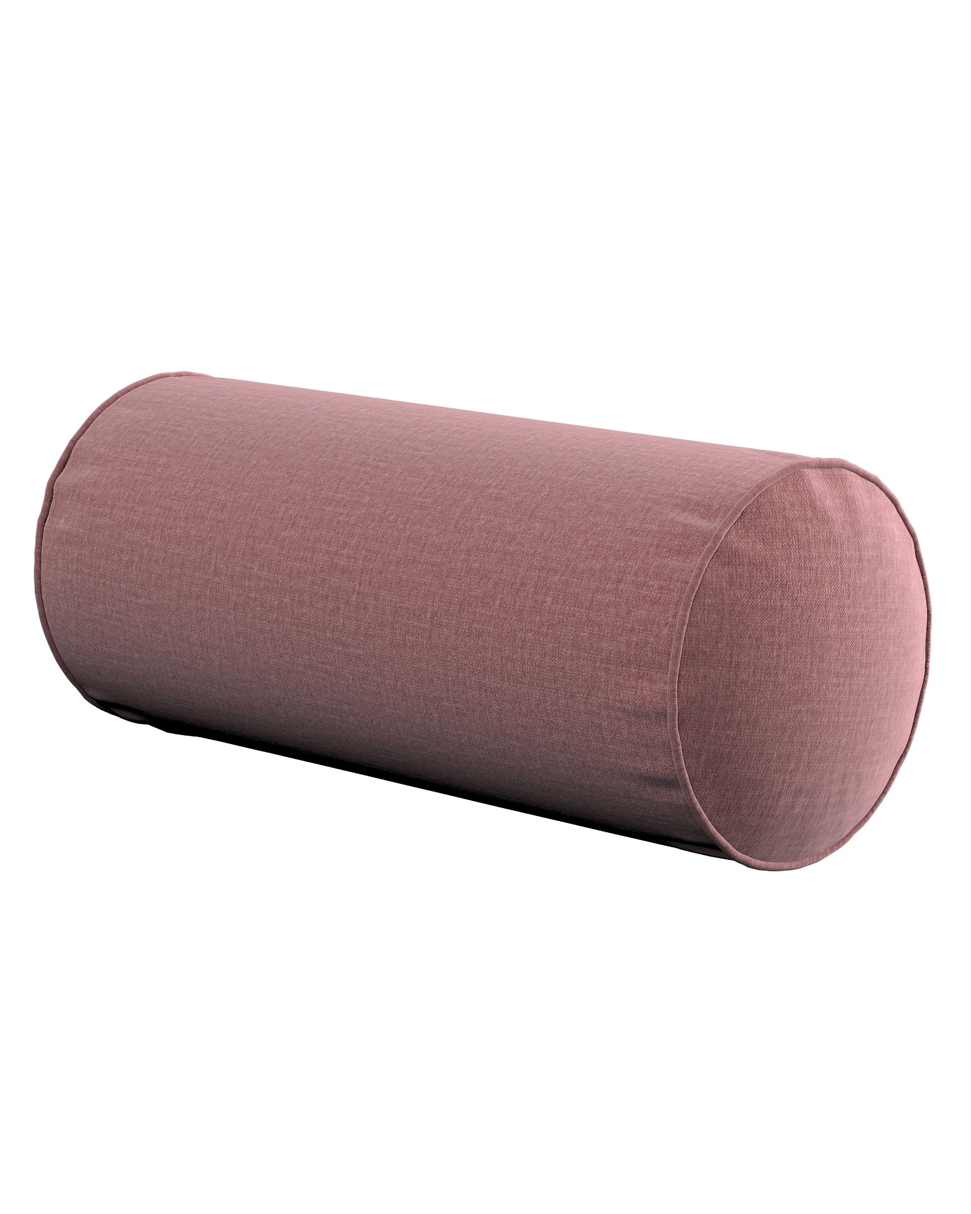 Einfache Nackenrolle Farbe violett Stoff samt