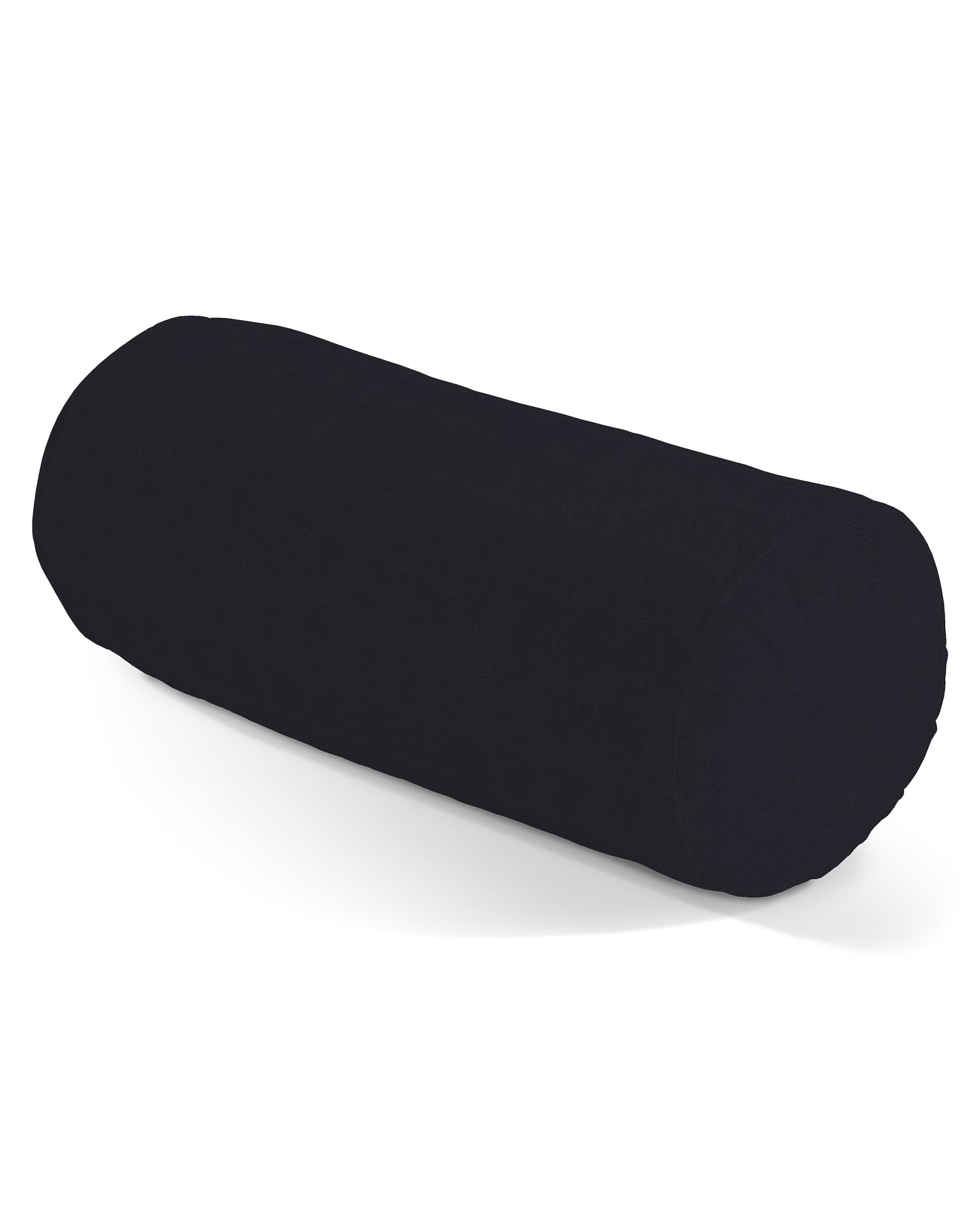 Nackenrolle mit Falten Farbe schwarz