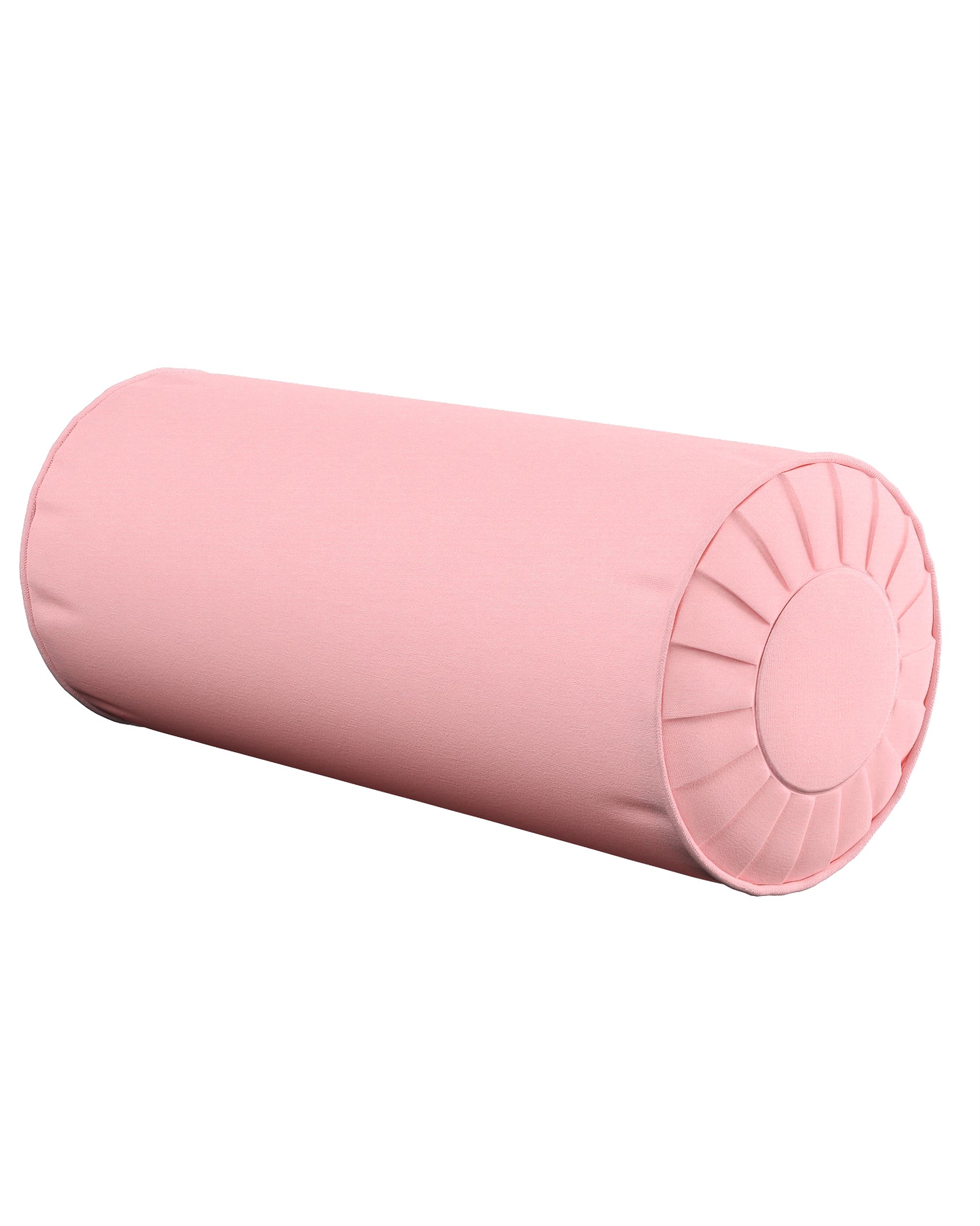 Nackenrolle mit Falten Farbe rosa