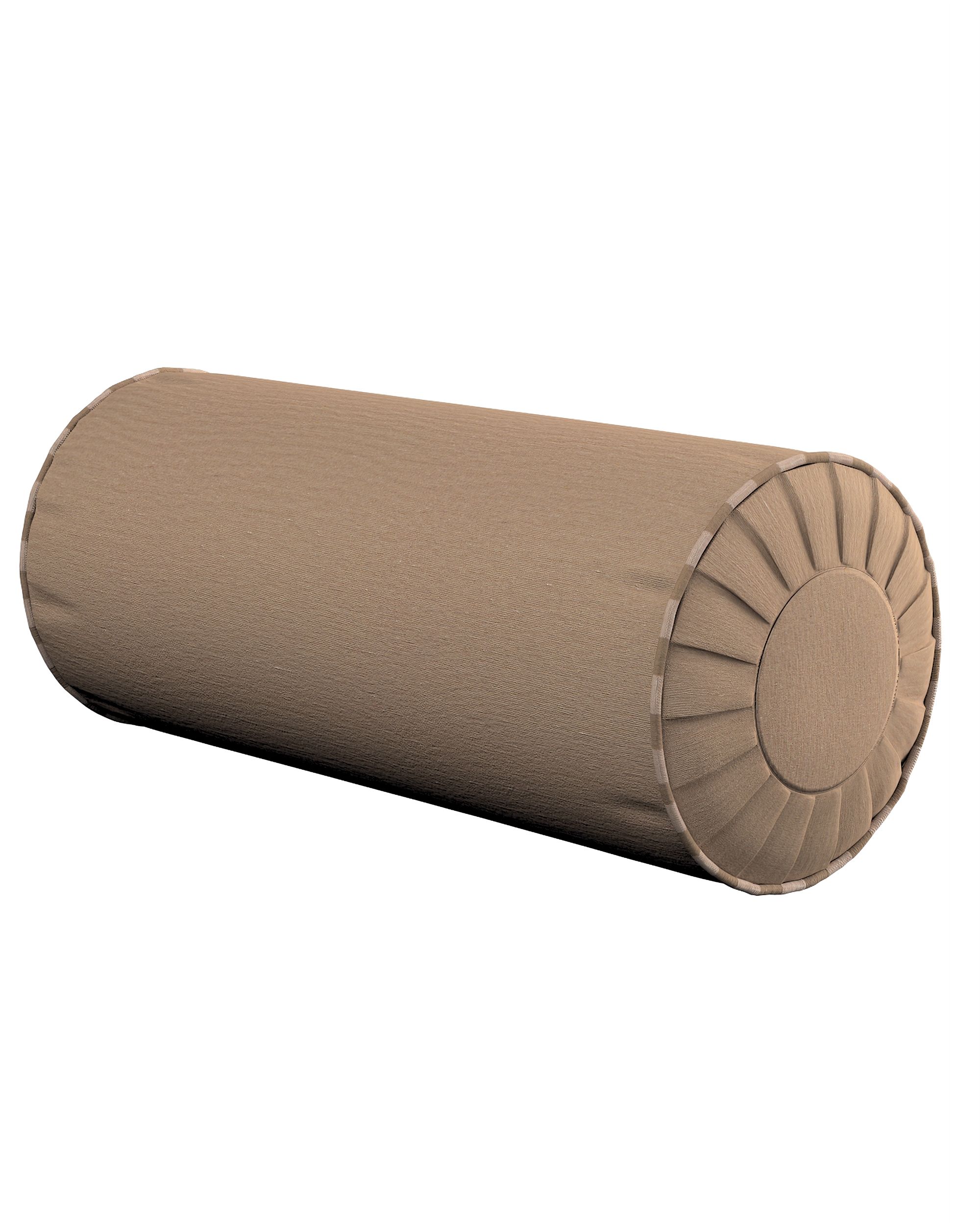 Nackenrolle mit Falten Farbe beige
