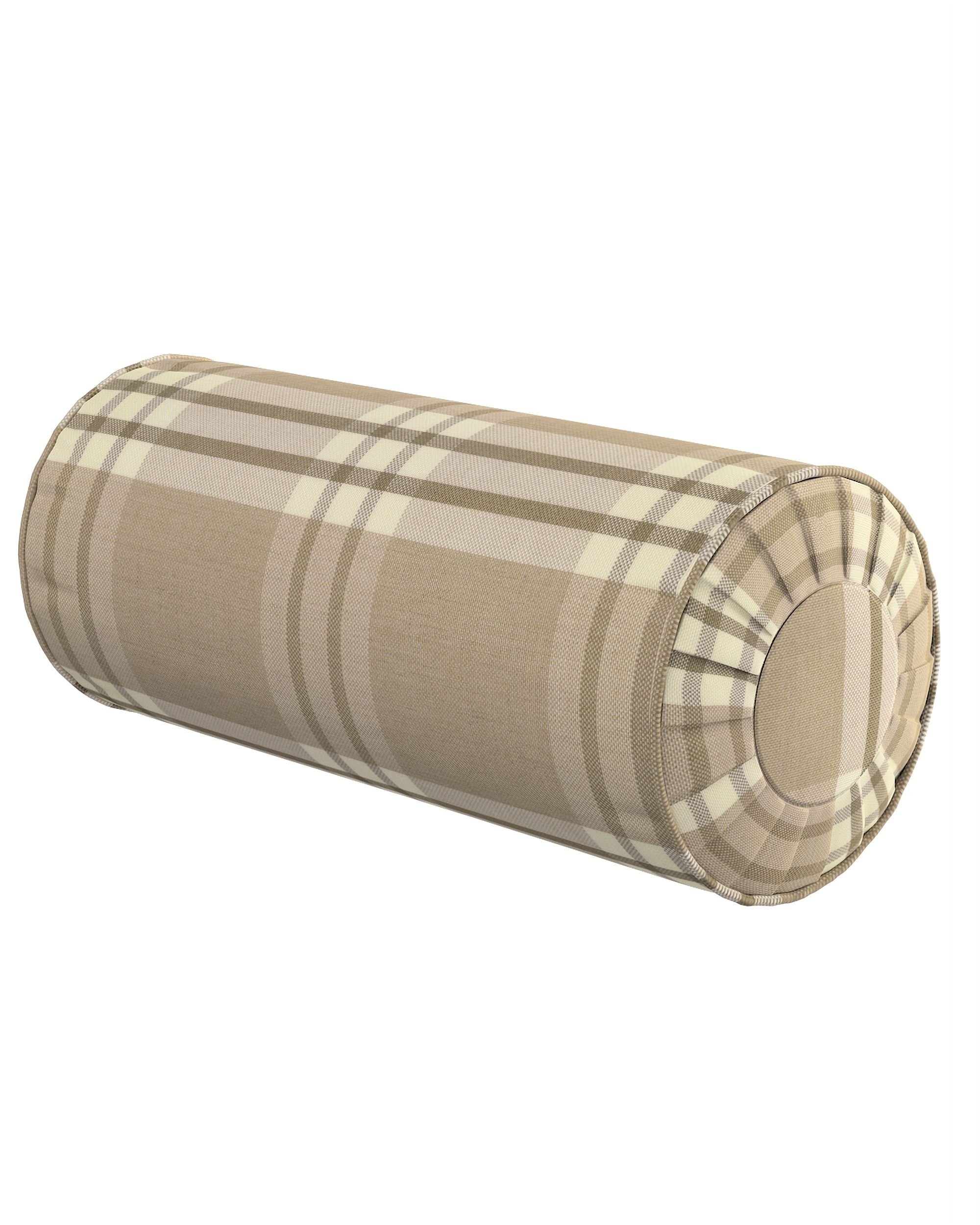 Nackenrolle mit Falten Farbe beige