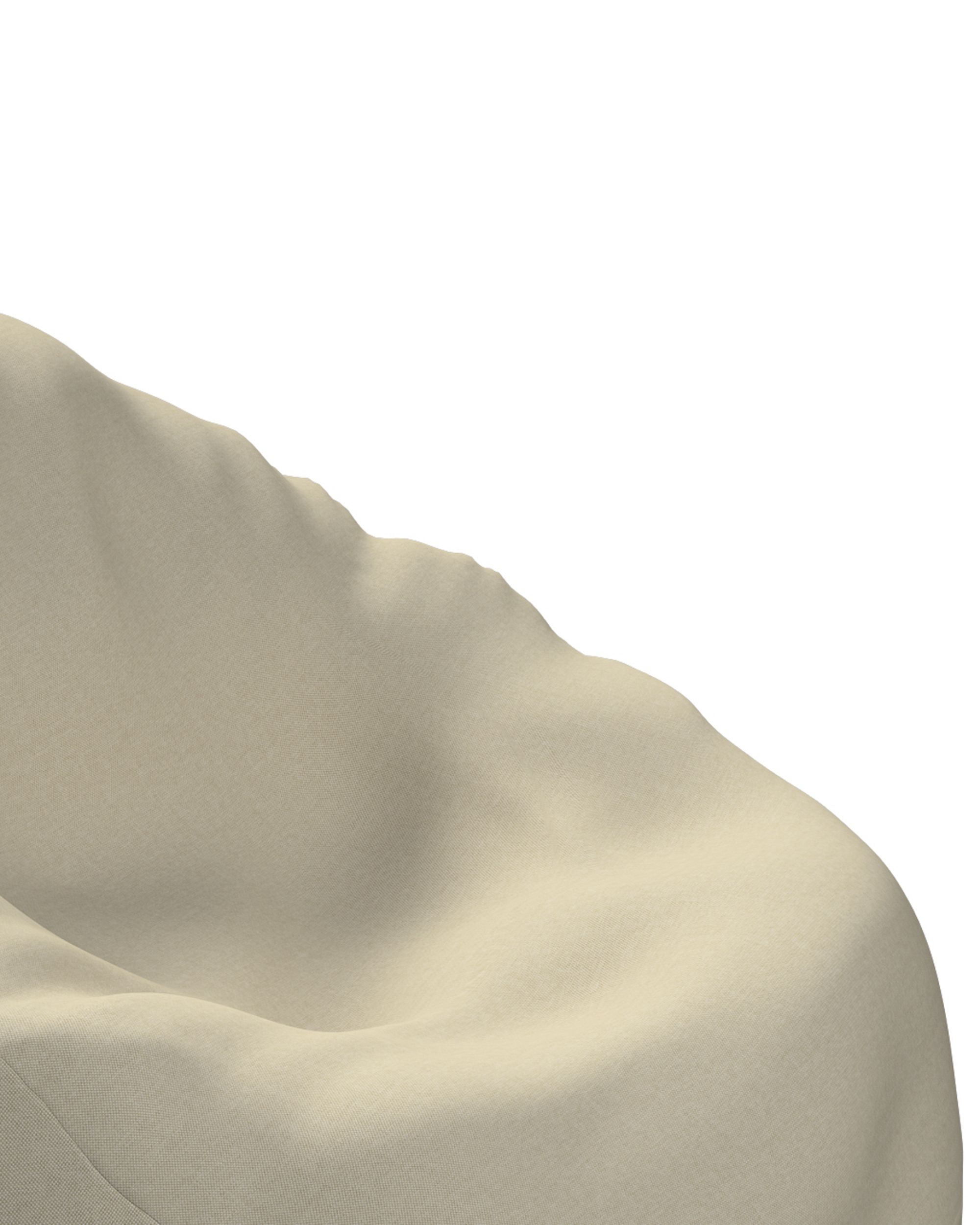 Sitzsack Farbe beige Stoff outdoor, strukturiert (hover)