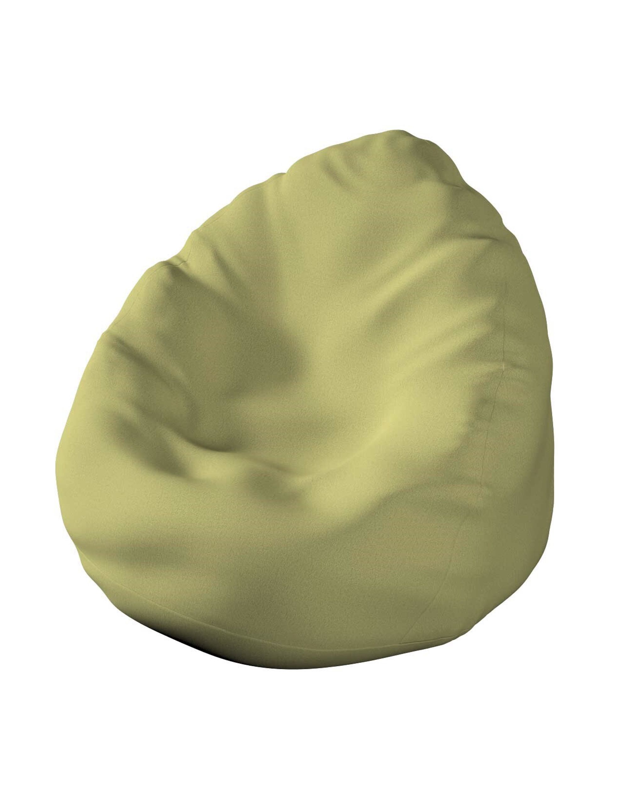 Sitzsack Farbe grün Stoff glänzend, samt