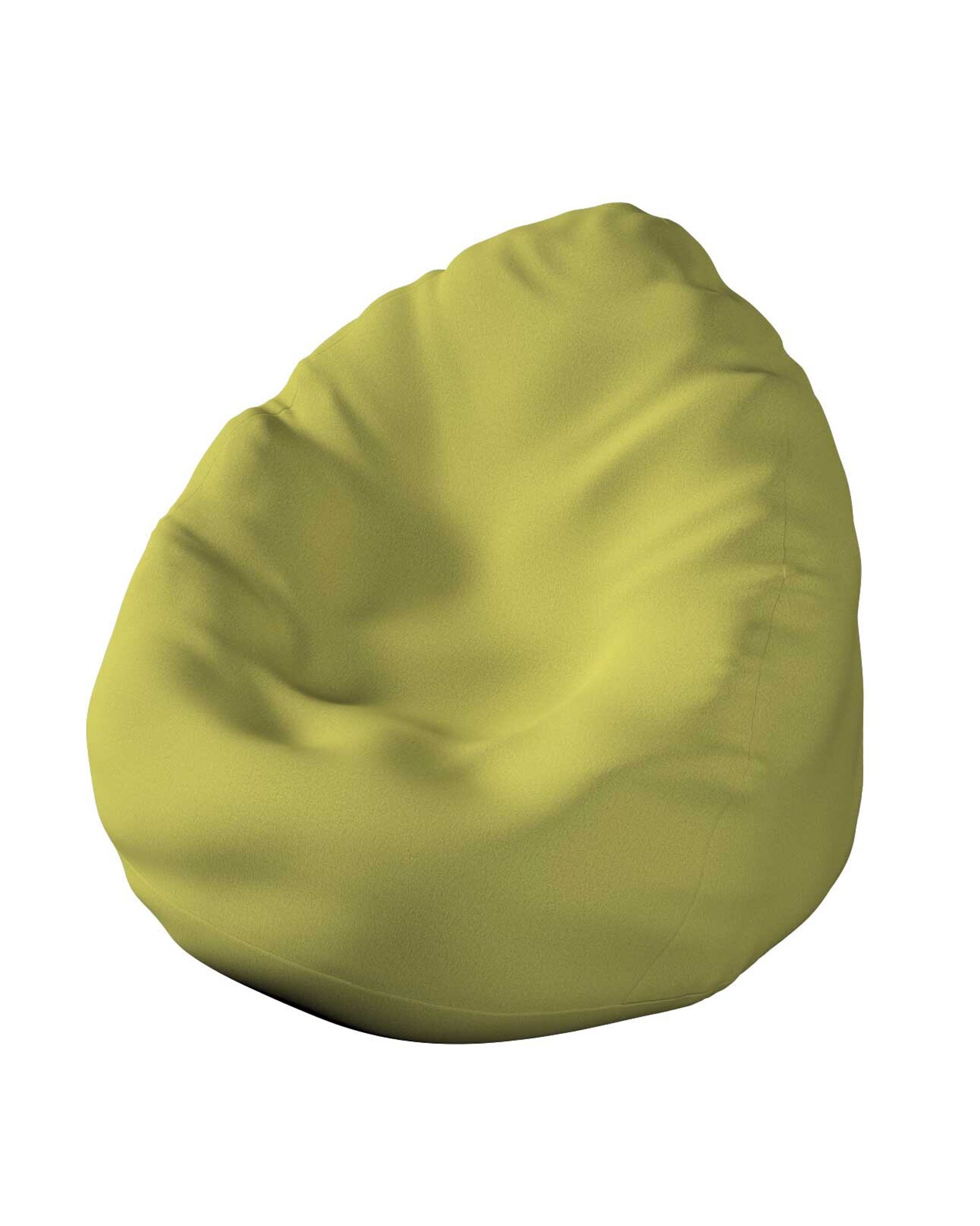 Sitzsack Farbe grün Stoff glänzend, samt