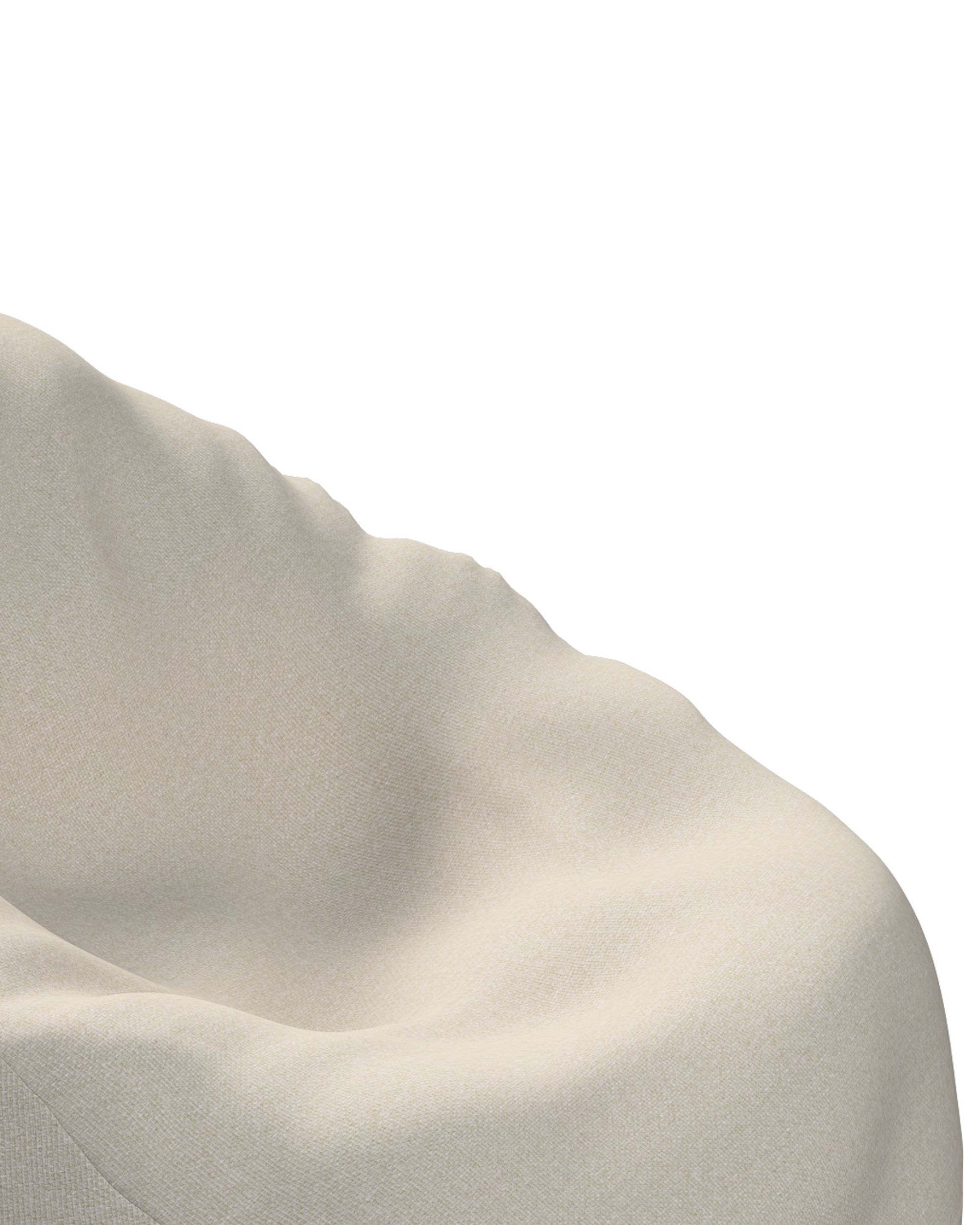 Sitzsack Farbe grau Stoff strukturiert (hover)