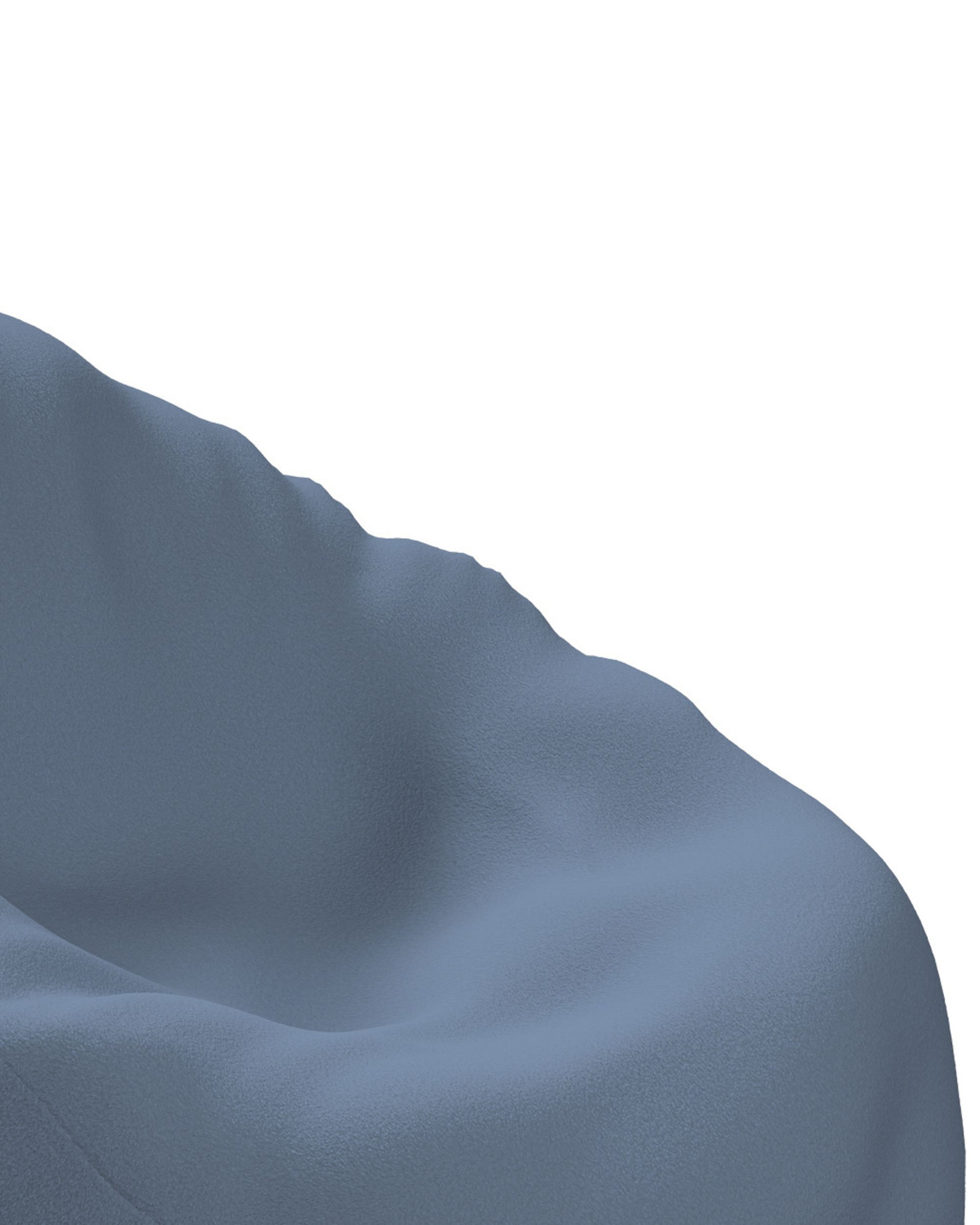 Sitzsack Farbe blau Stoff strukturiert (hover)