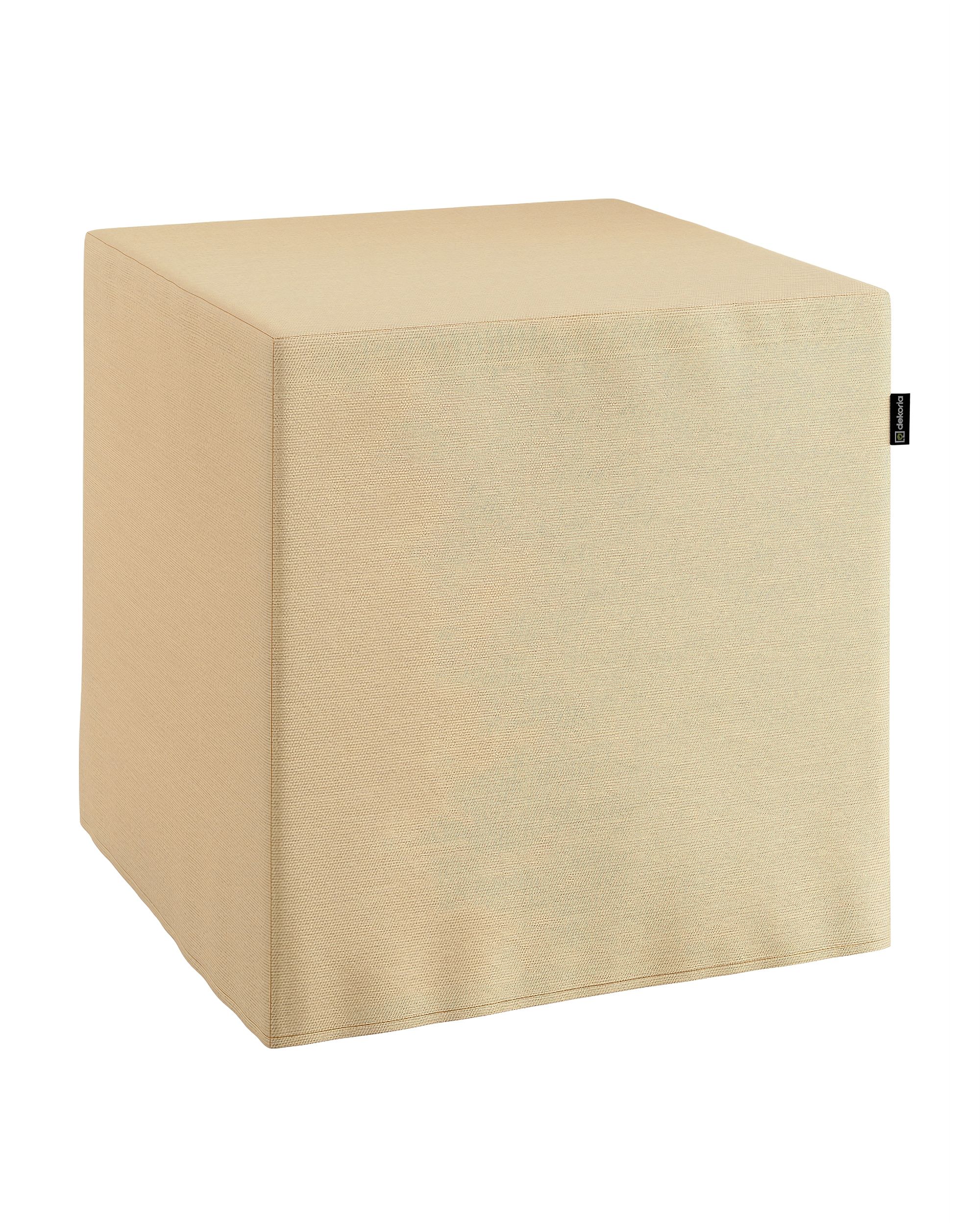 Bezug für Sitzwürfel Farbe beige