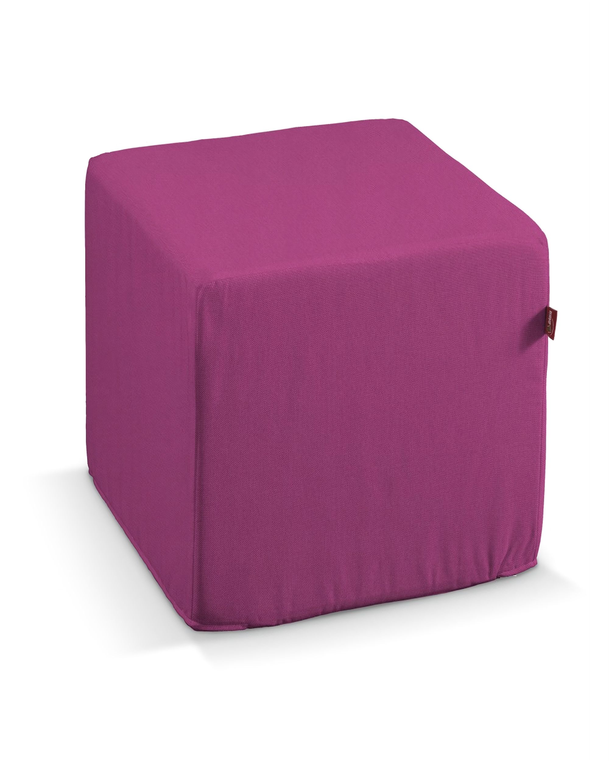 Bezug für Sitzwürfel Farbe rosa Stoff strukturiert
