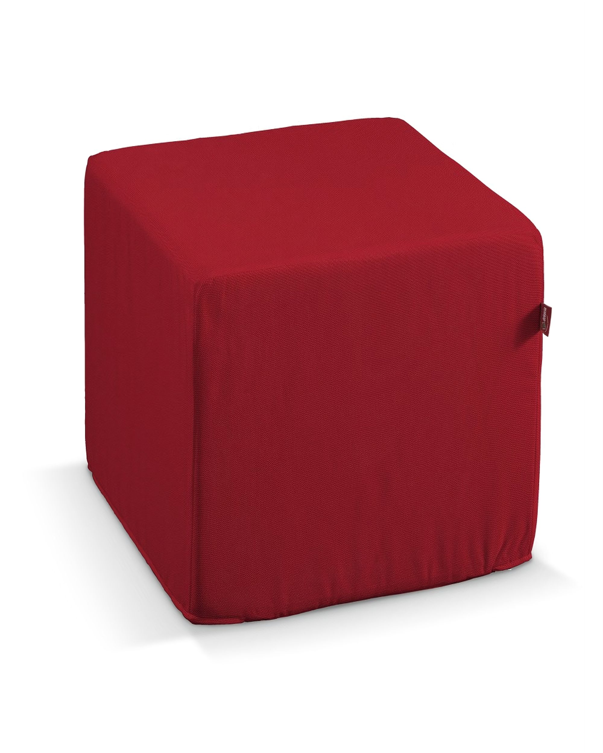 Bezug für Sitzwürfel Farbe rot Stoff strukturiert