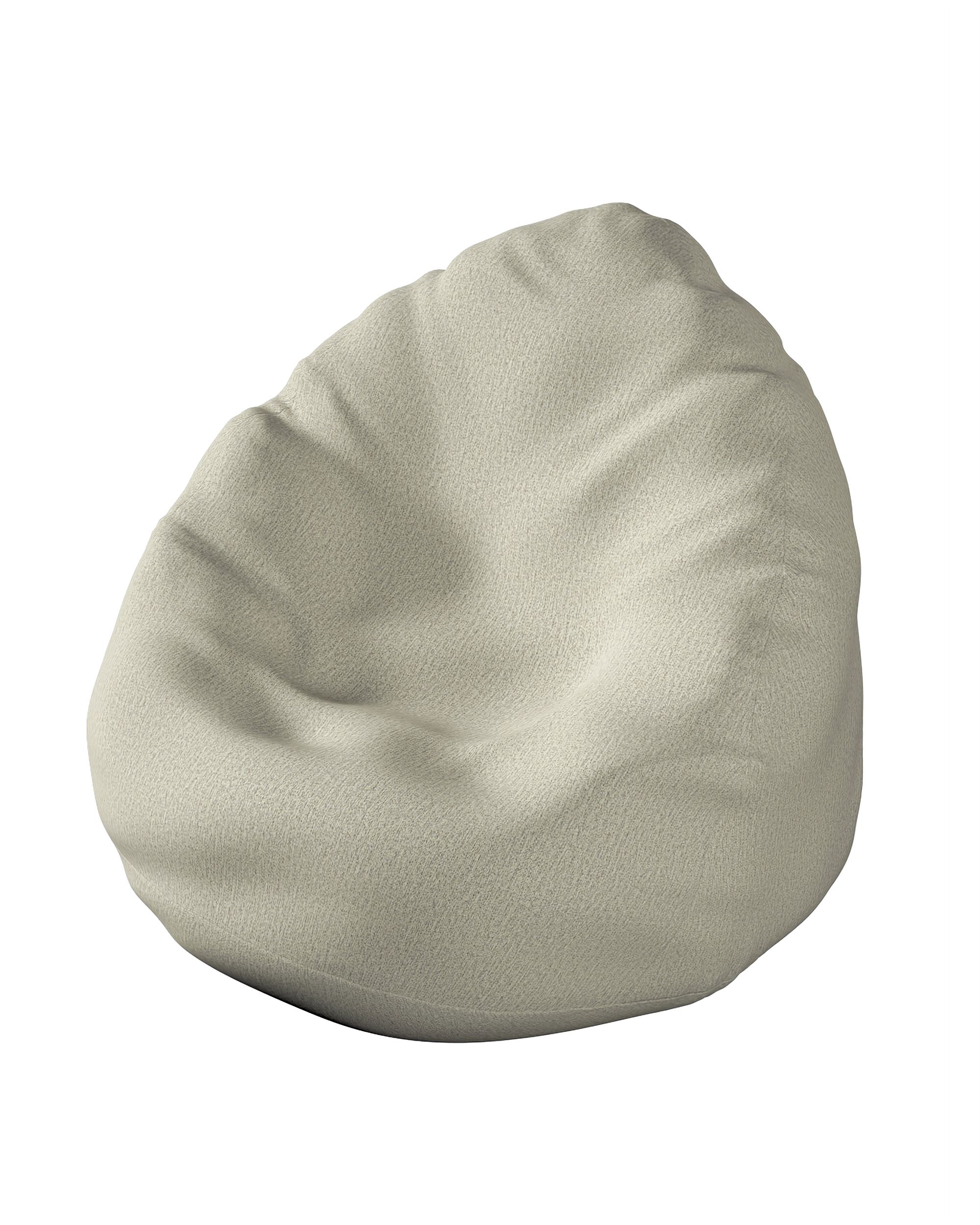 Bezug für Sitzsack Farbe beige Stoff strukturiert