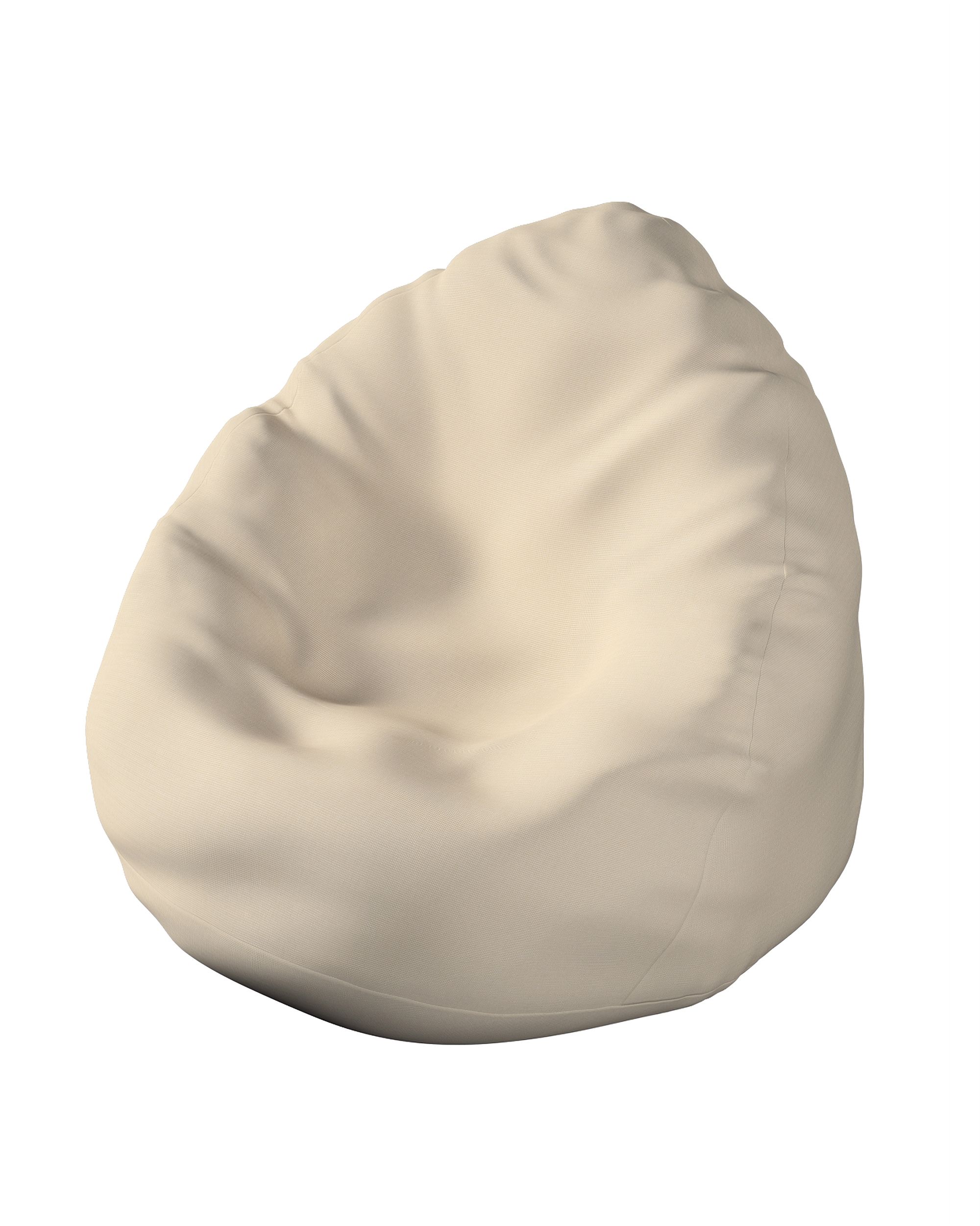 Bezug für Sitzsack Farbe beige Stoff outdoor, strukturiert