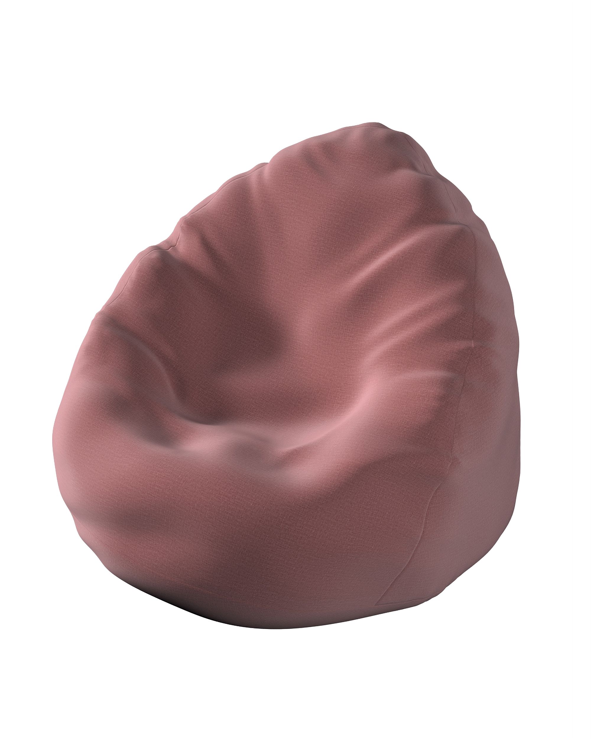 Bezug für Sitzsack Farbe violett Stoff samt