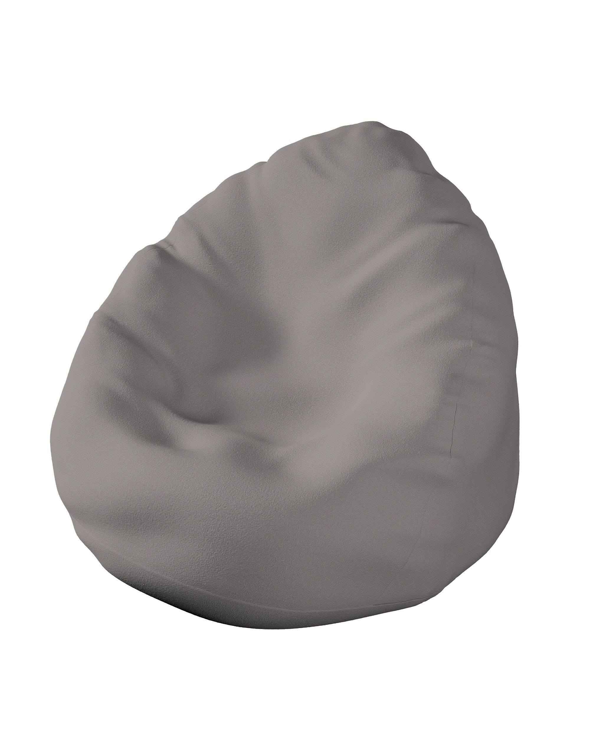 Bezug für Sitzsack Farbe beige Stoff strukturiert