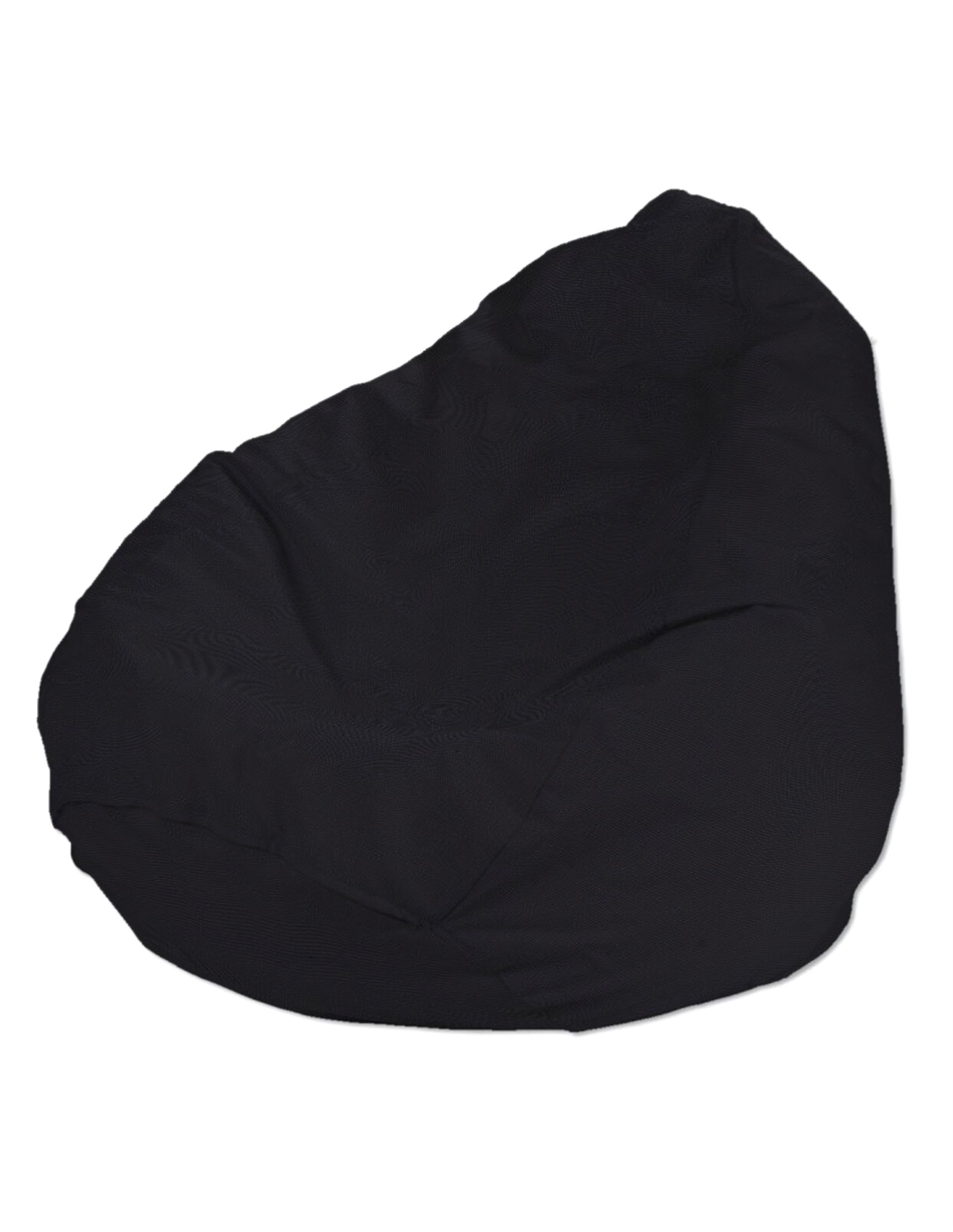 Bezug für Sitzsack Farbe schwarz Stoff strukturiert