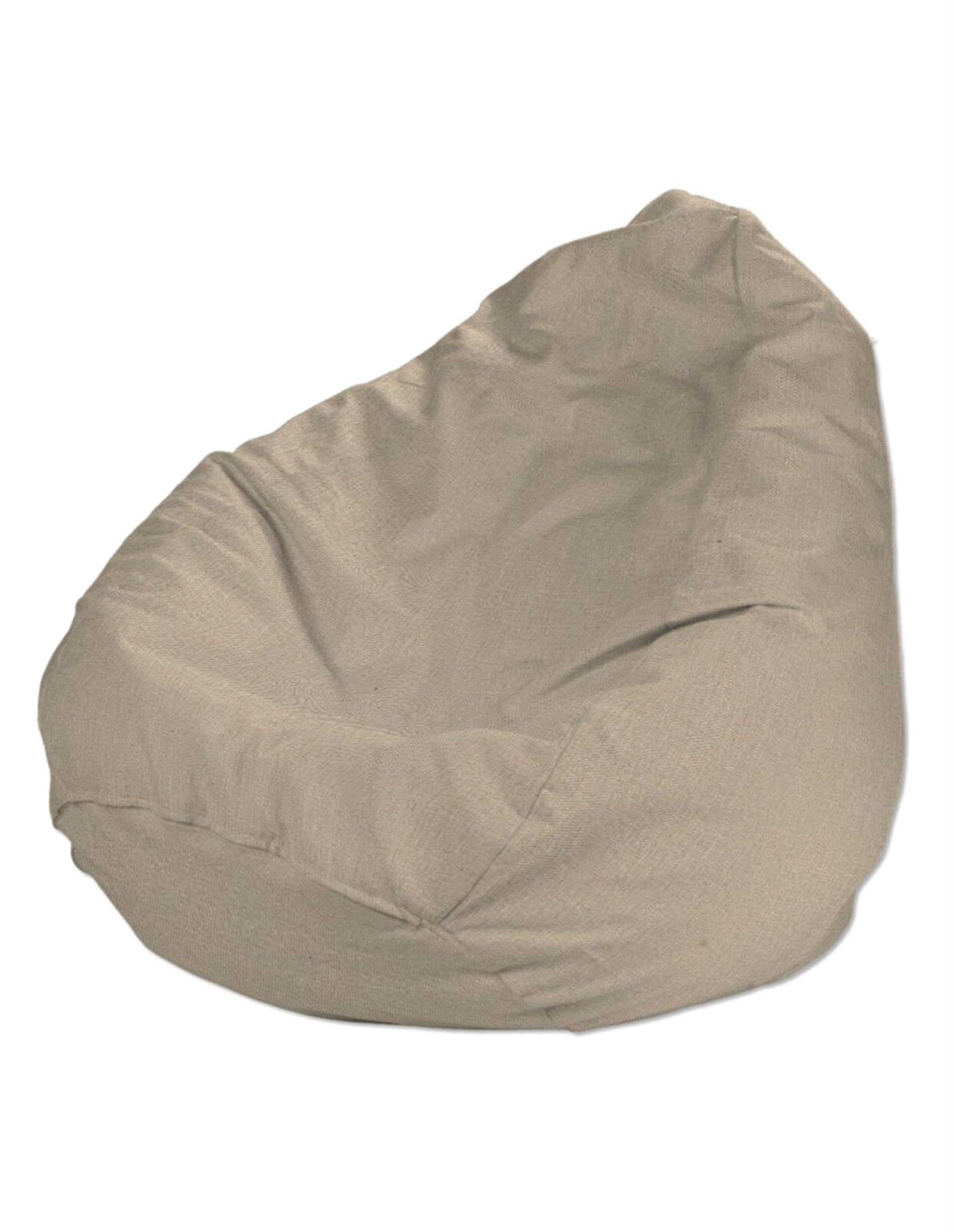 Bezug für Sitzsack Farbe beige Stoff strukturiert