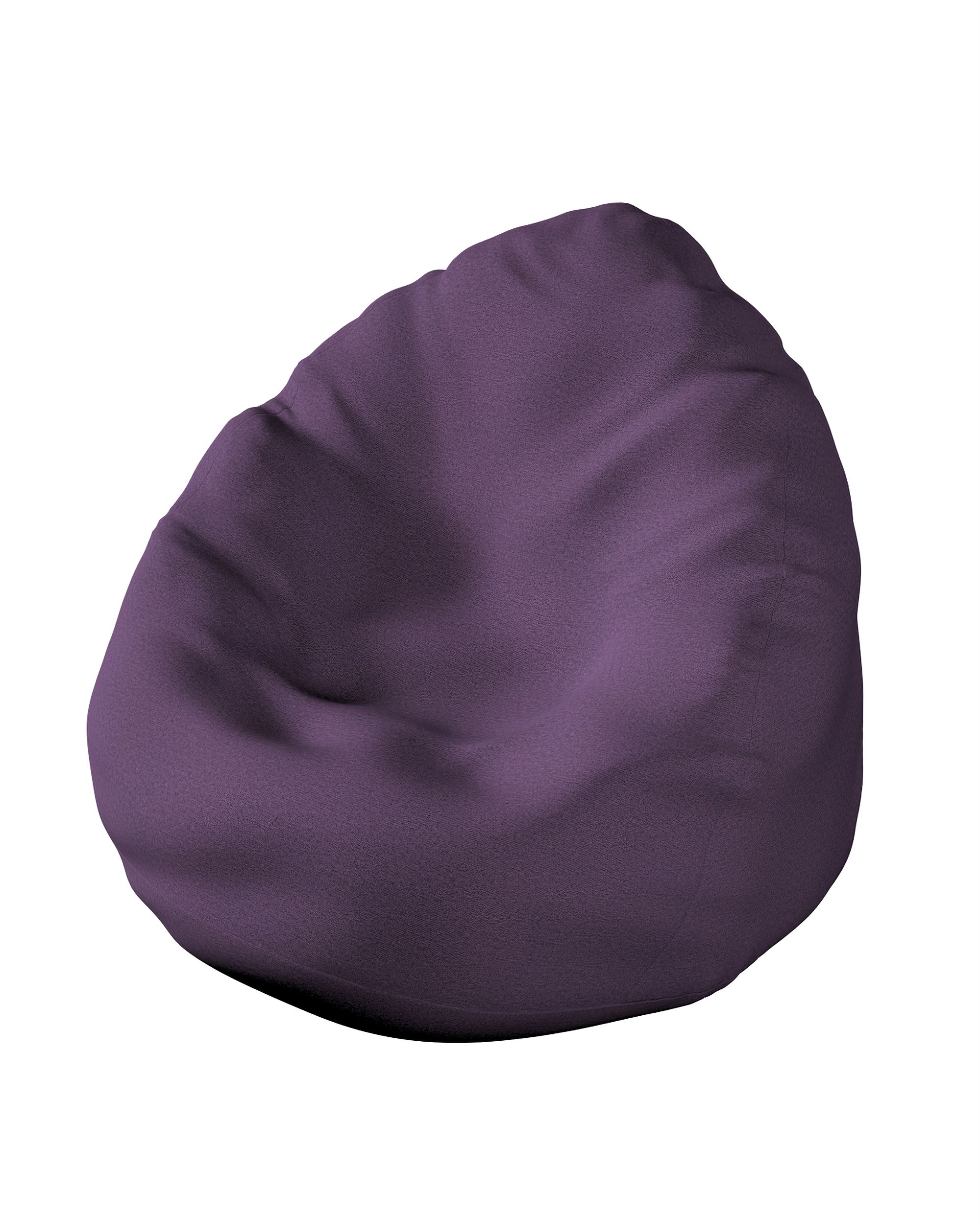 Bezug für Sitzsack Farbe violett Stoff strukturiert