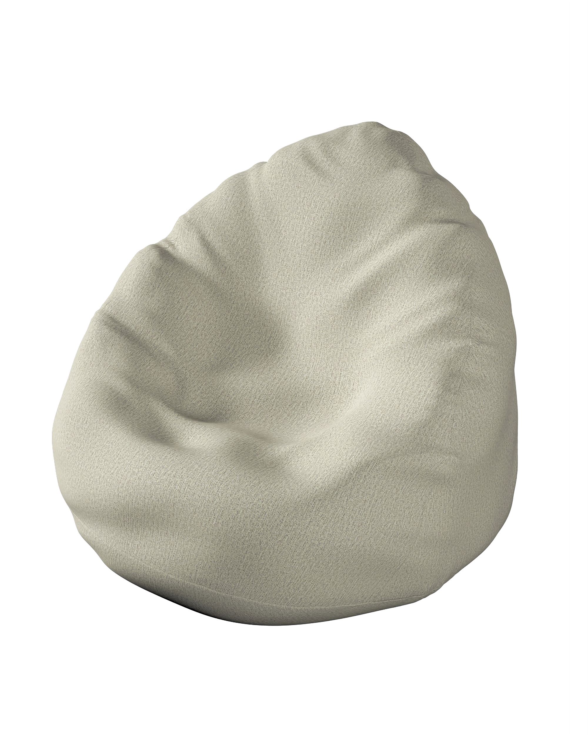Bezug für Sitzsack Farbe beige Stoff strukturiert