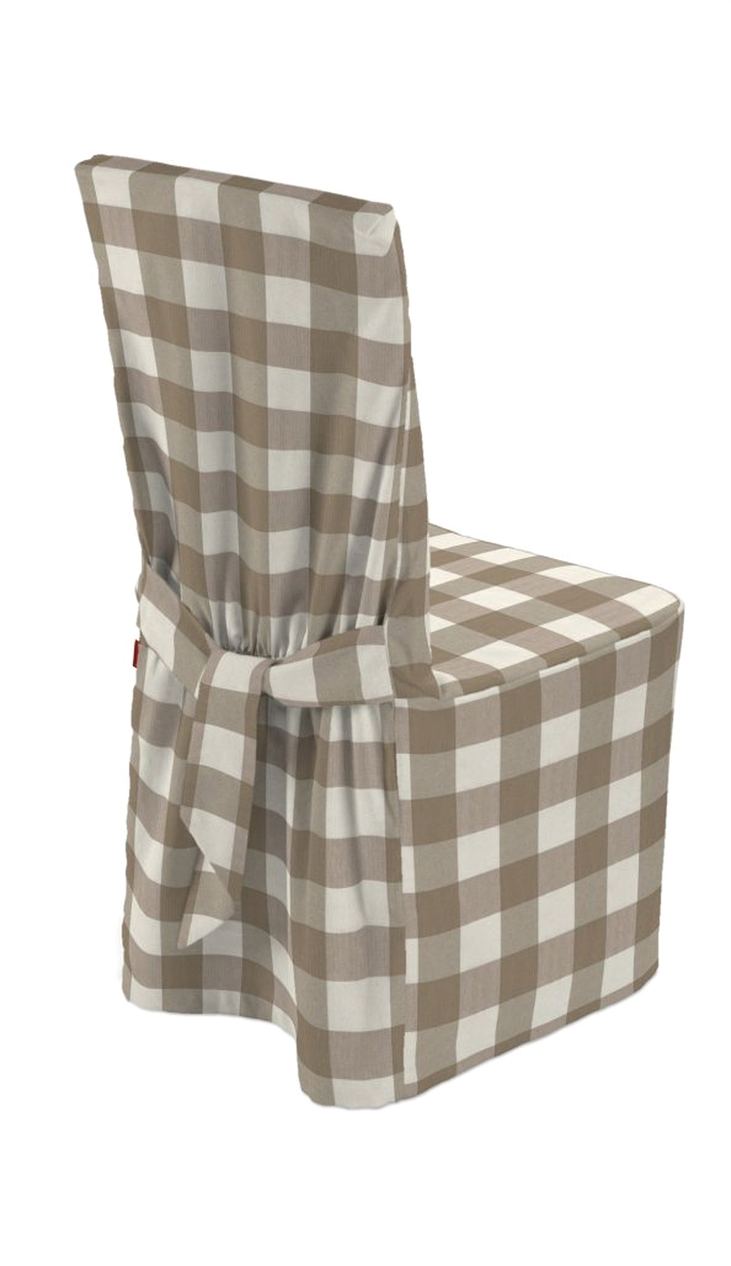 Stuhlhusse Farbe beige Stoff gemustert