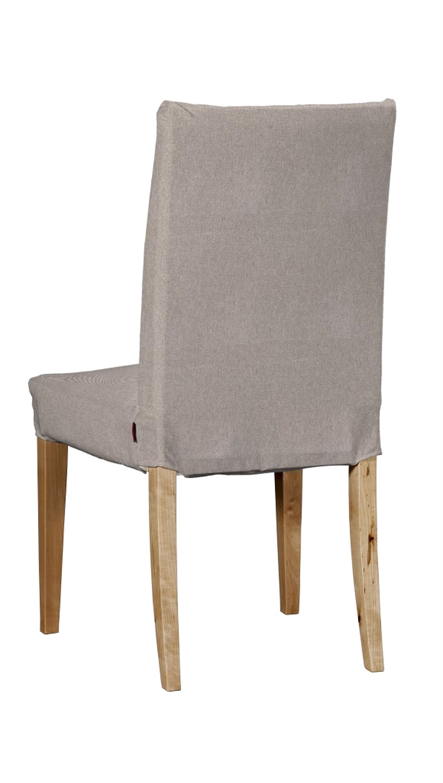 Henriksdal Stuhlhusse kurz Farbe beige Stoff strukturiert