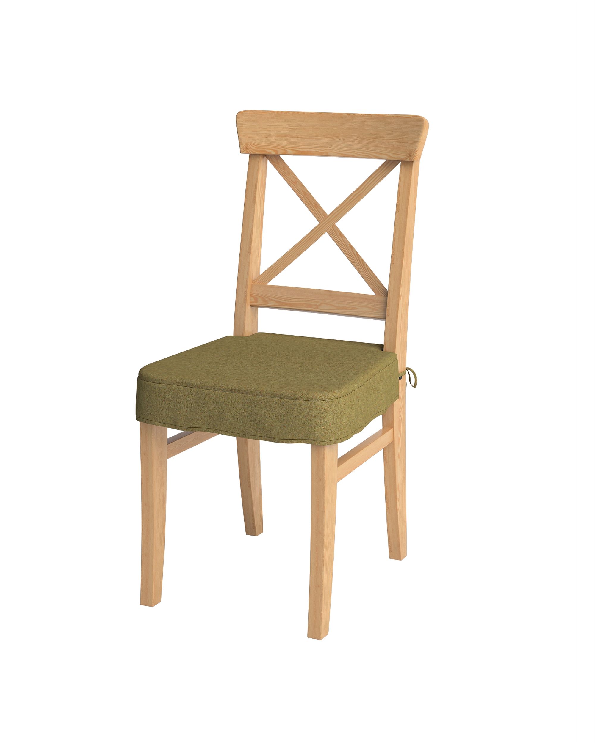 Sitzkissen geeignet für das Ikea Modell Ingolf Farbe grün Stoff strukturiert