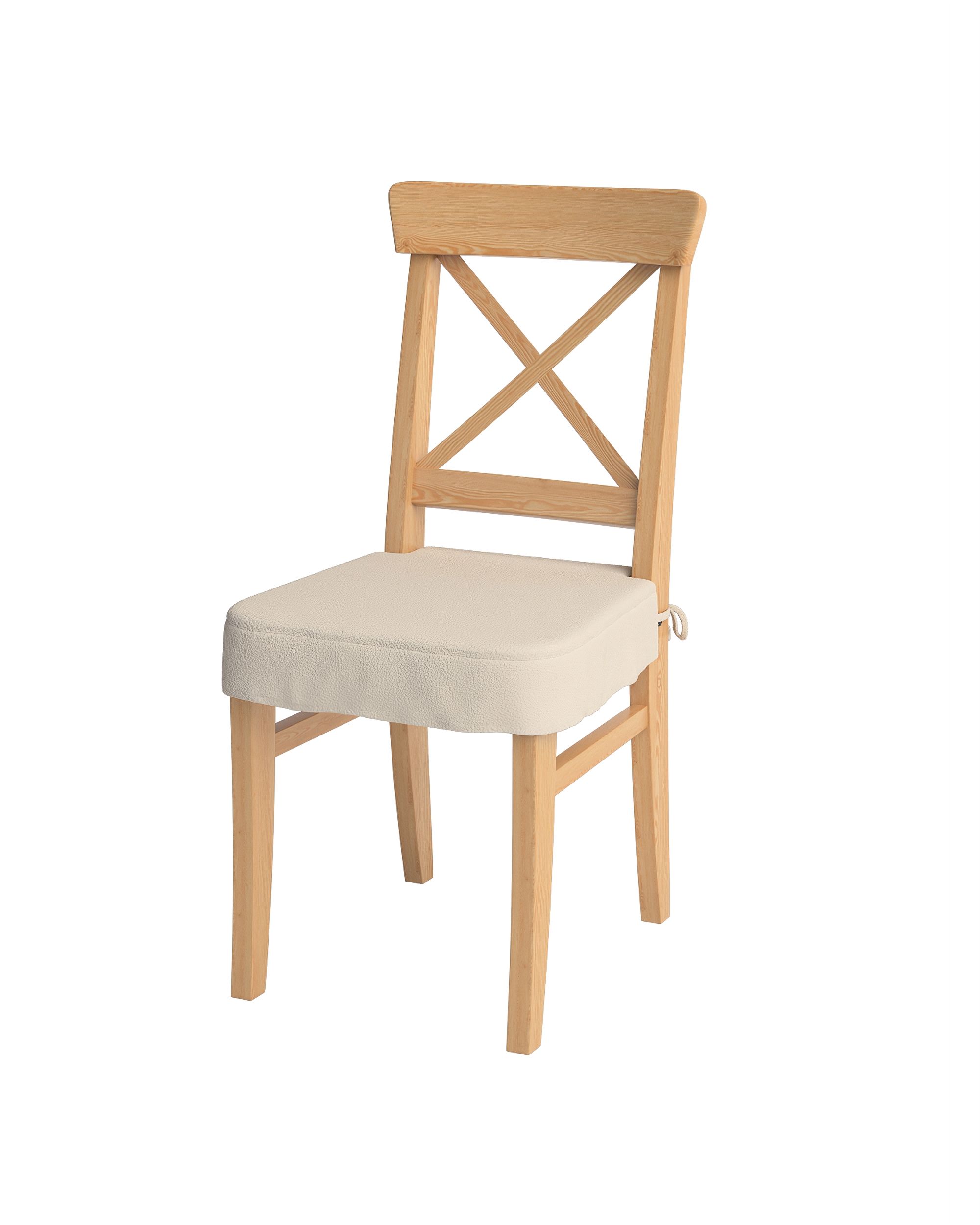 Sitzkissen geeignet für das Ikea Modell Ingolf Farbe beige Stoff strukturiert