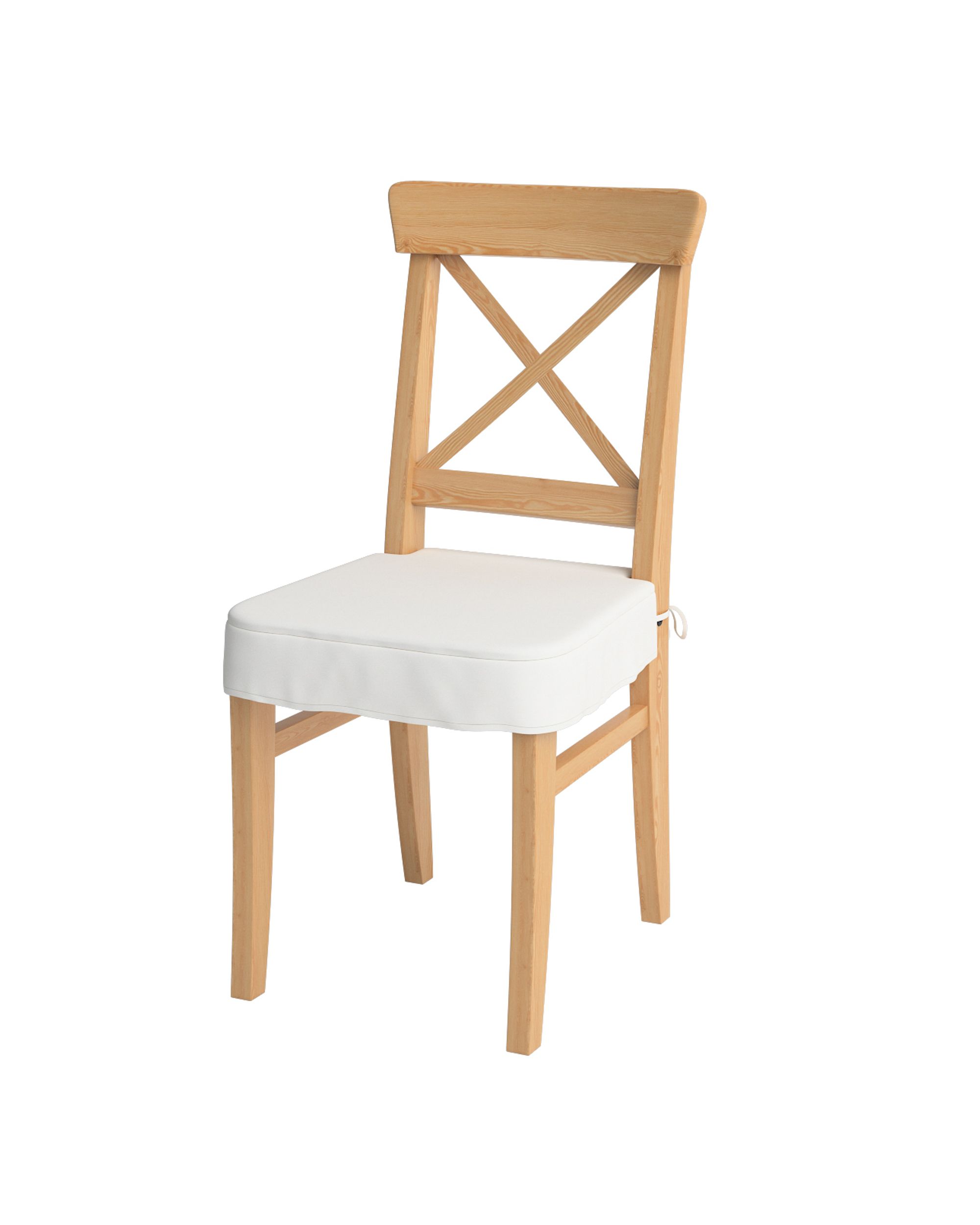 Sitzkissen geeignet für das Ikea Modell Ingolf Farbe grau Stoff strukturiert