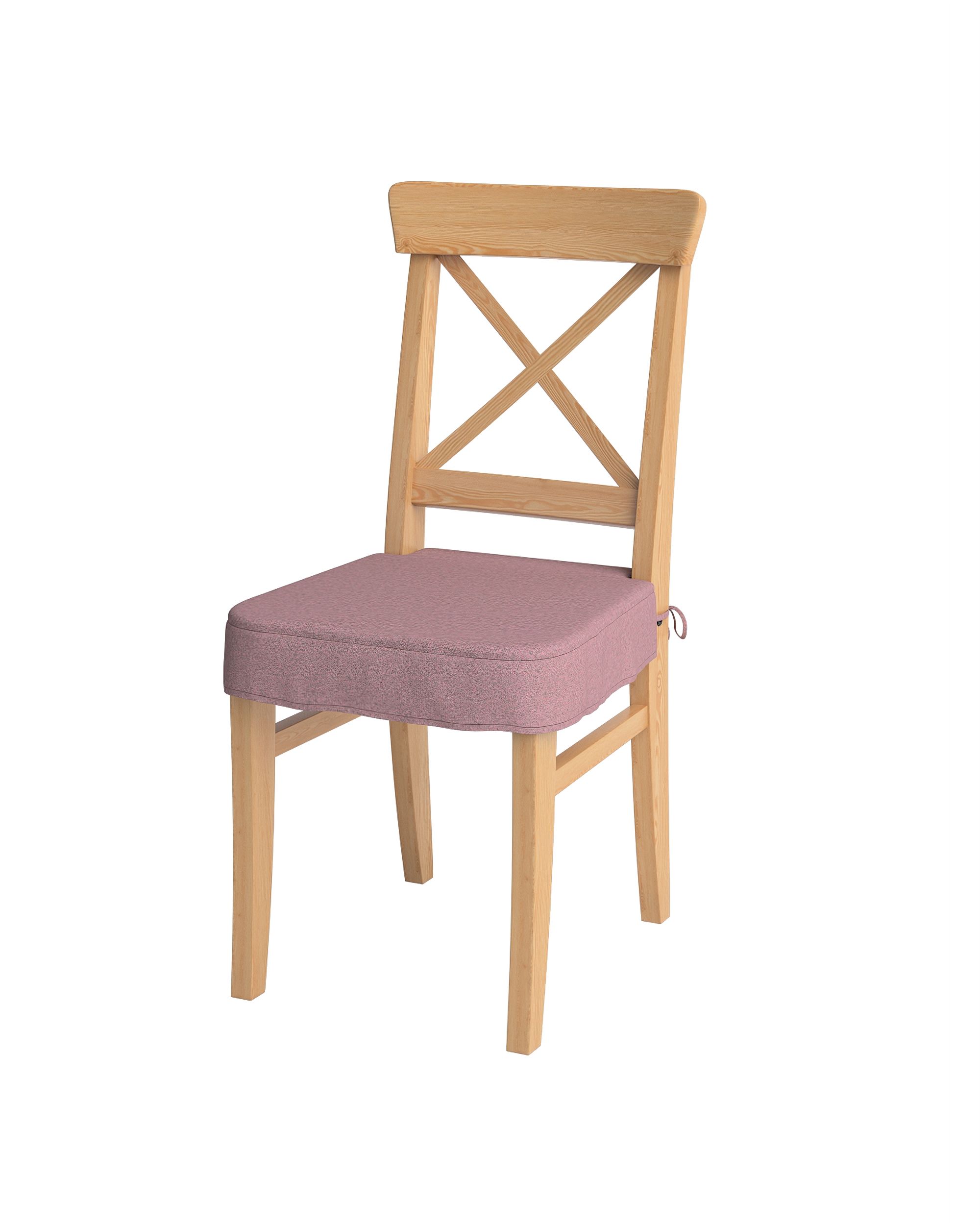 Sitzkissen geeignet für das Ikea Modell Ingolf Farbe rosa Stoff strukturiert