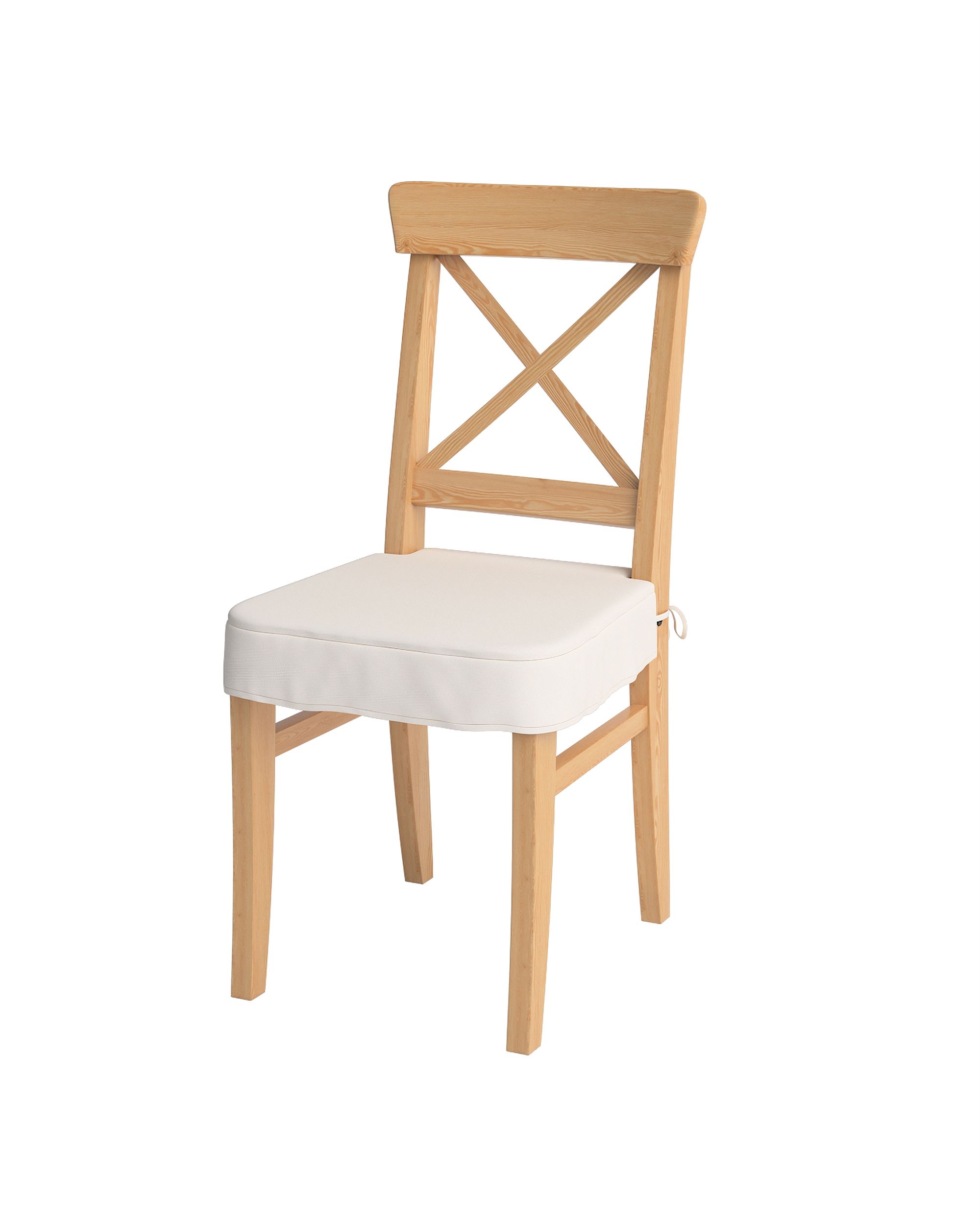 Sitzkissen geeignet für das Ikea Modell Ingolf Farbe beige Stoff strukturiert