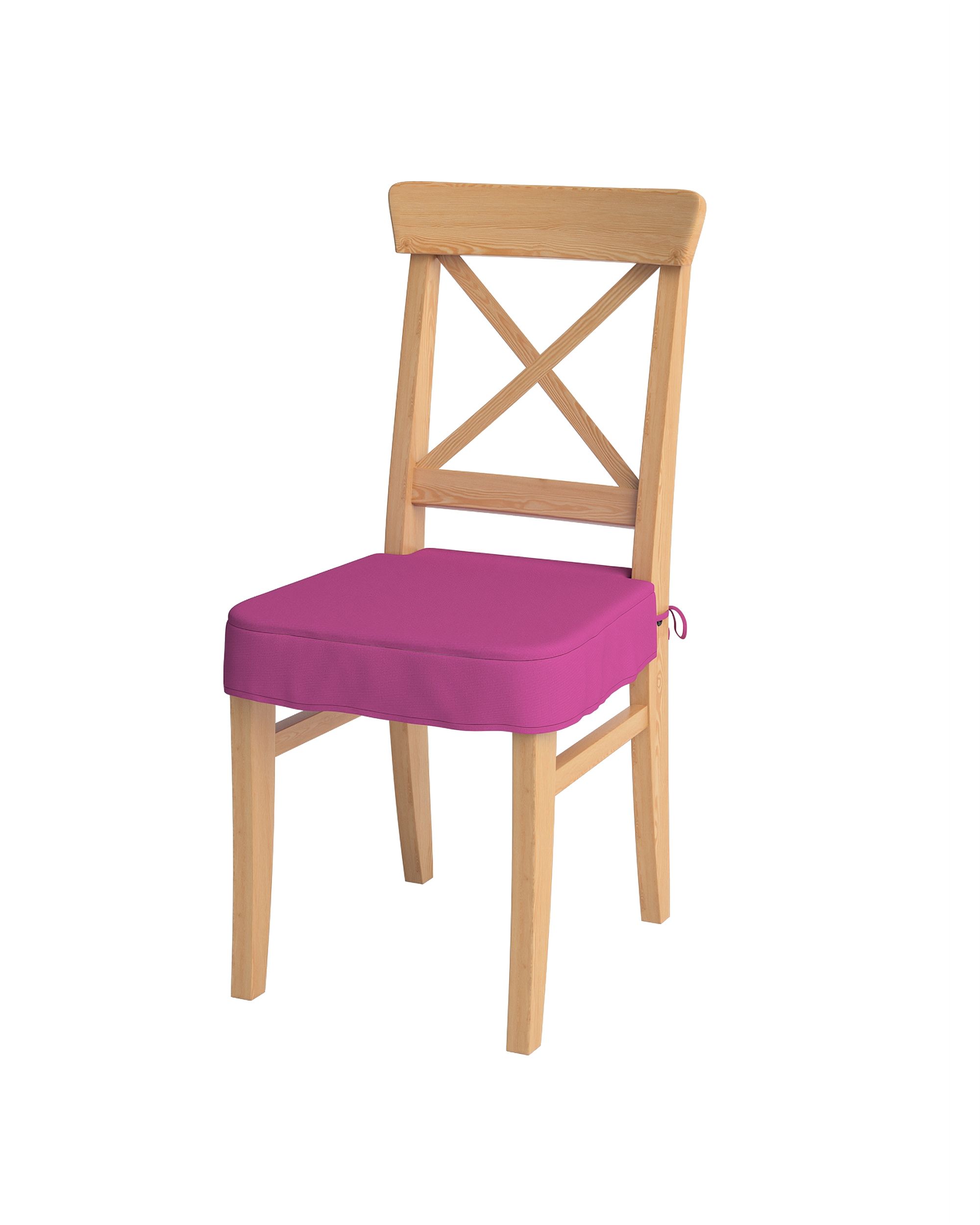 Sitzkissen geeignet für das Ikea Modell Ingolf Farbe rosa Stoff strukturiert