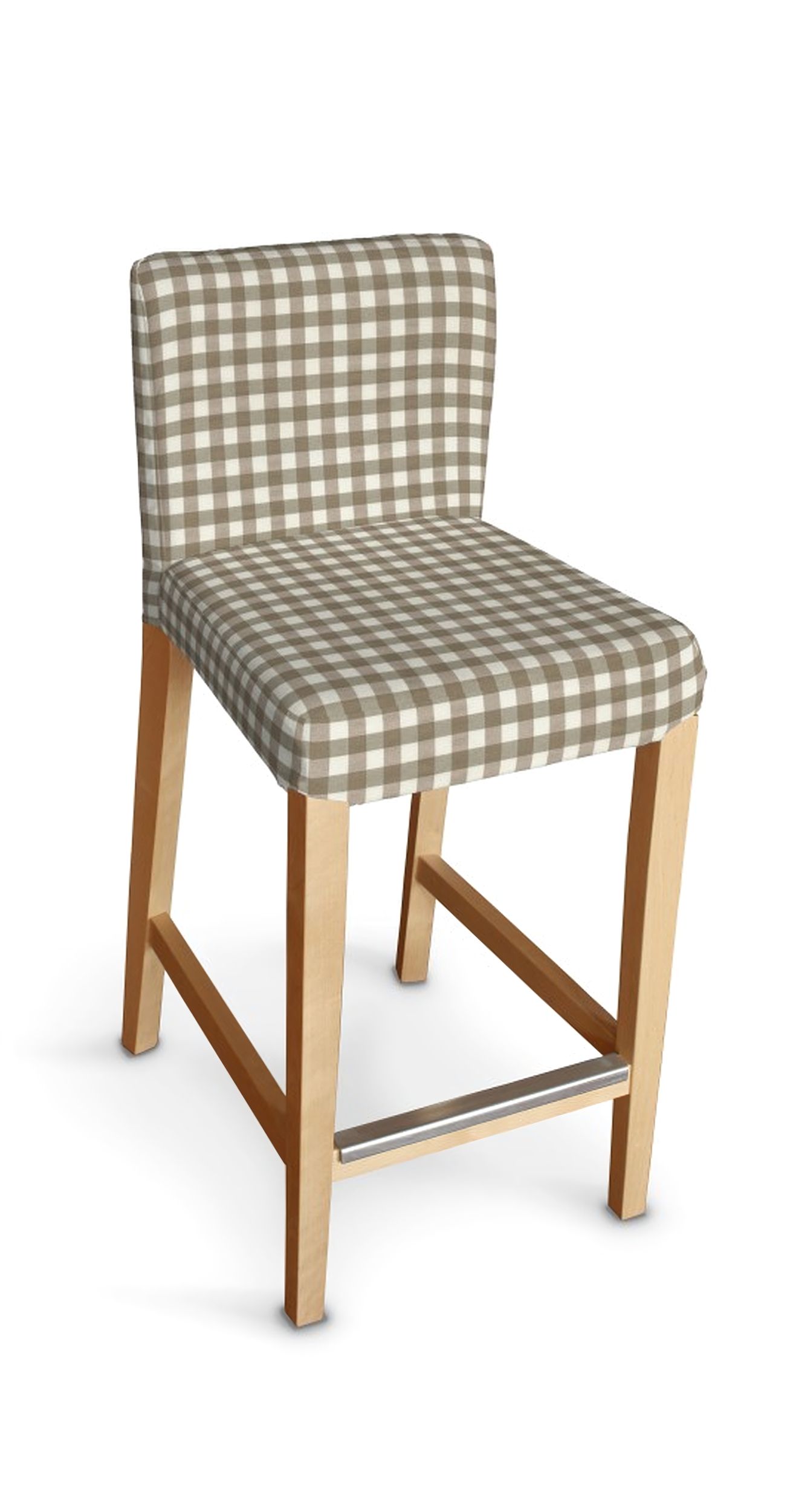 Henriksdal Husse für Barhocker Farbe beige Stoff gemustert