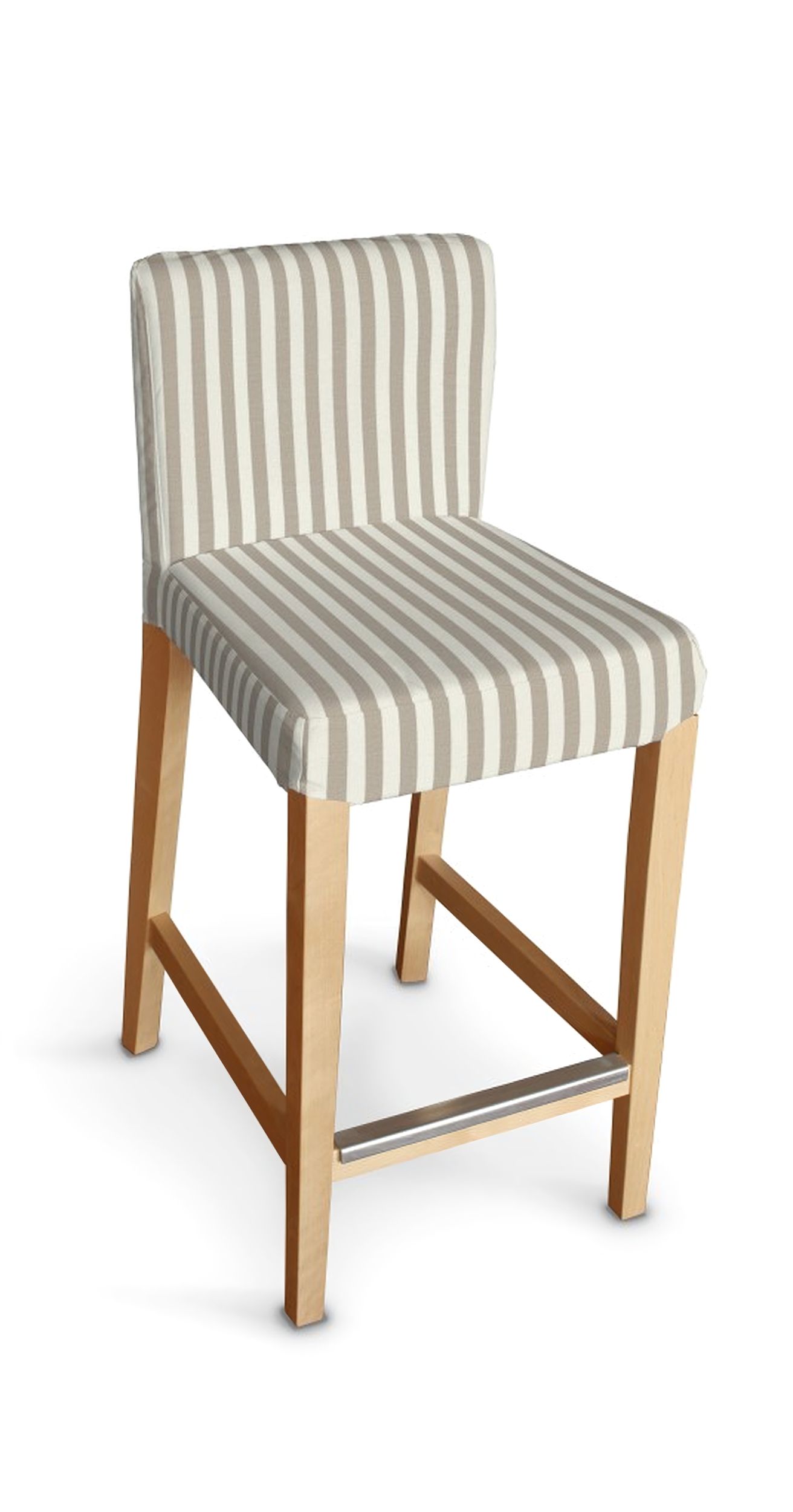 Henriksdal Husse für Barhocker Farbe beige Stoff gemustert