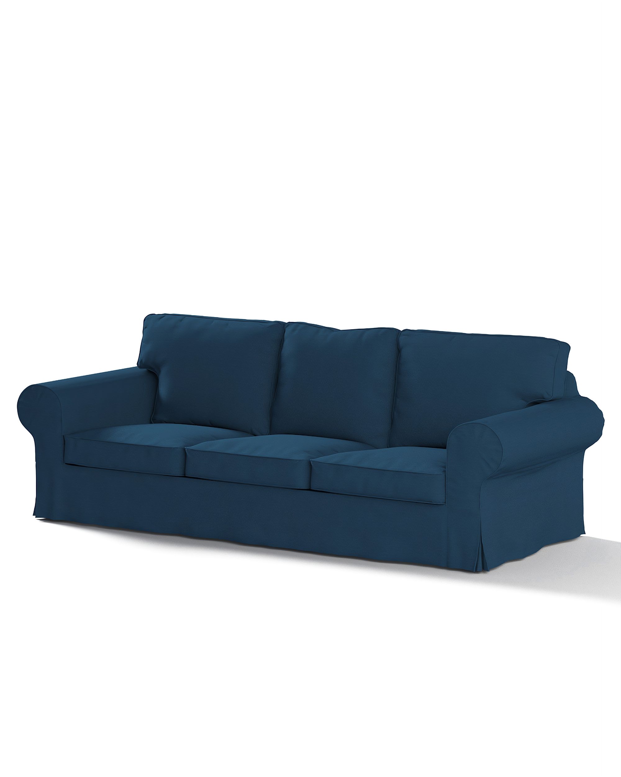 Bezug für Ektorp 3-Sitzer Sofa nicht ausklappbar Farbe dunkelblau