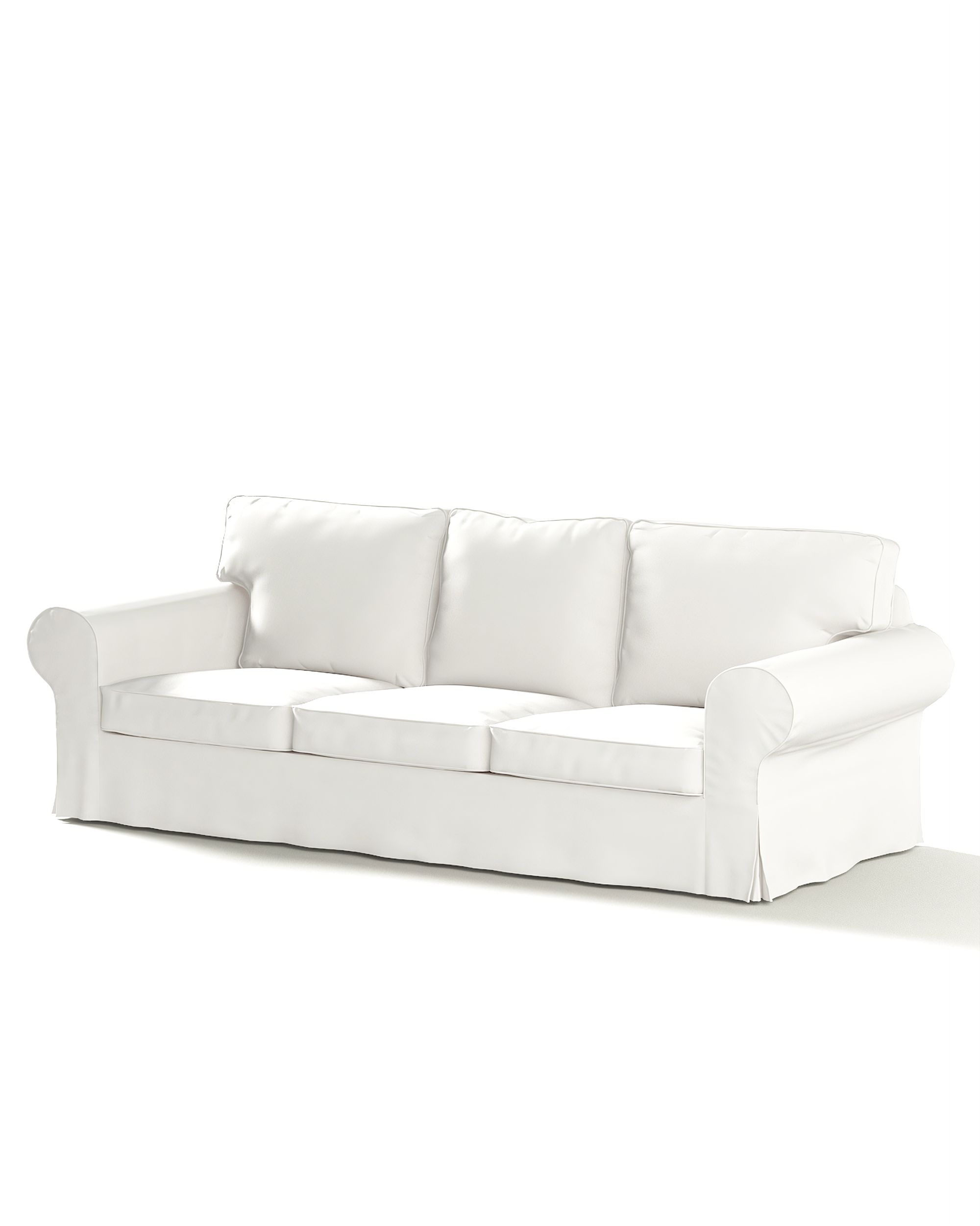 Bezug für Ektorp 3-Sitzer Sofa nicht ausklappbar Farbe weiß
