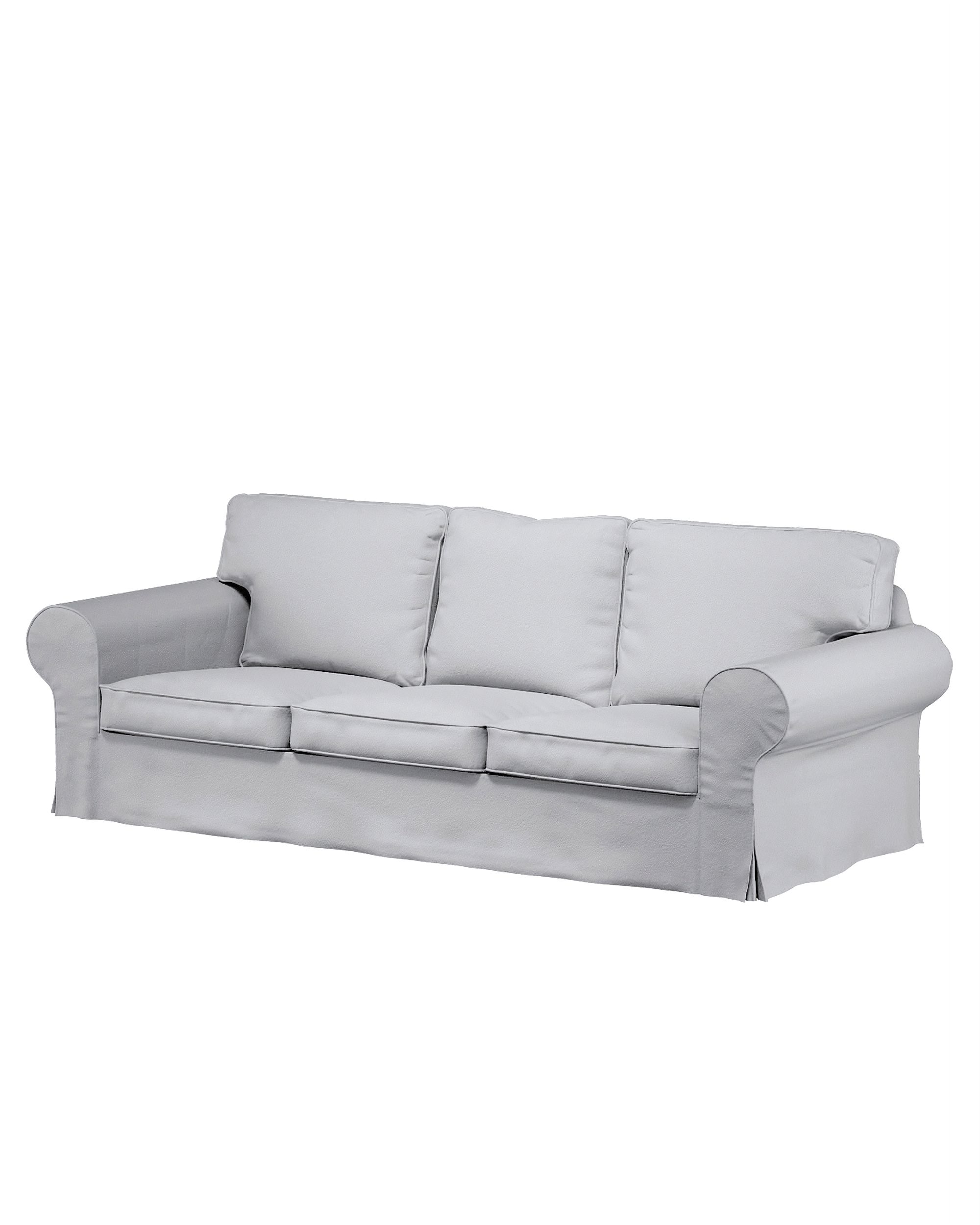 Bezug für Ektorp 3-Sitzer Sofa nicht ausklappbar Farbe weiß Stoff strukturiert