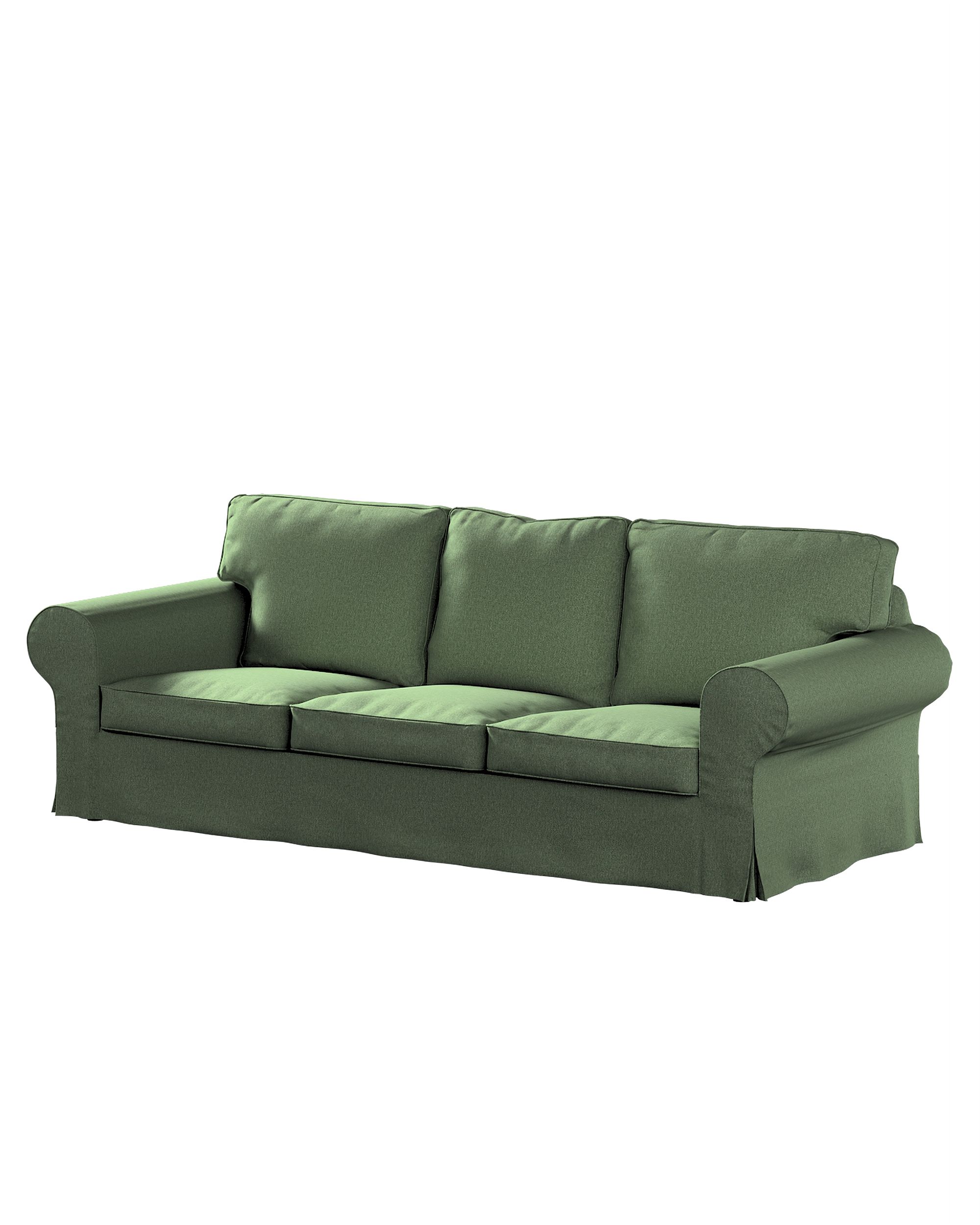 Bezug für Ektorp 3-Sitzer Sofa nicht ausklappbar Farbe grün Stoff strukturiert