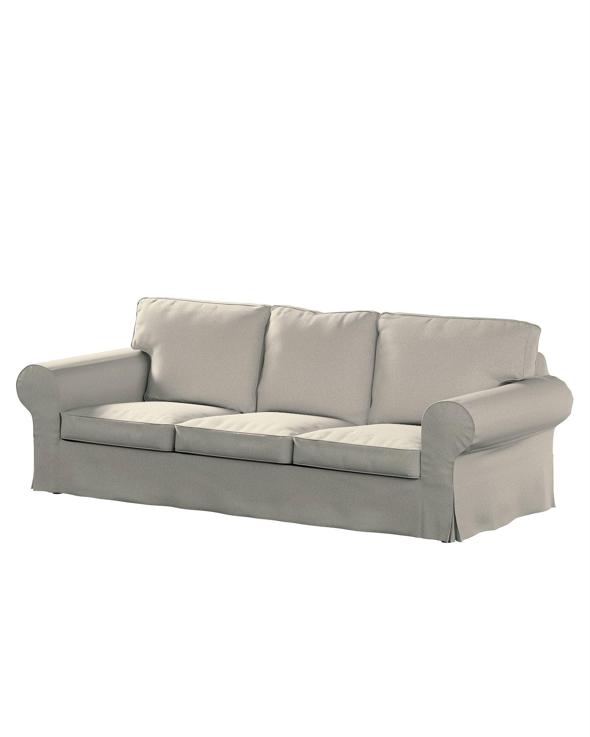 Bezug für Ektorp 3-Sitzer Sofa nicht ausklappbar Farbe beige Stoff strukturiert