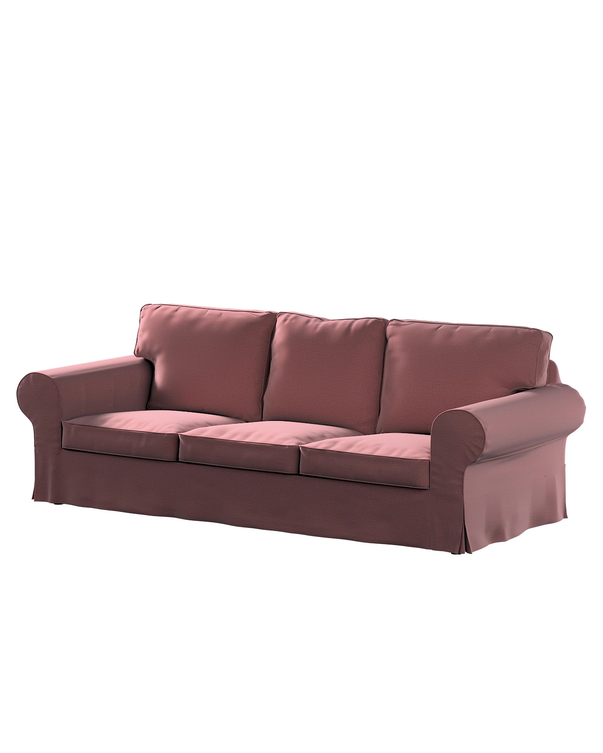 Bezug für Ektorp 3-Sitzer Sofa nicht ausklappbar Farbe violett Stoff samt